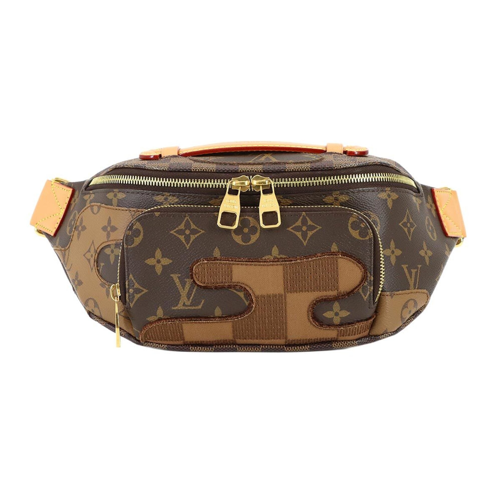 Louis Vuitton Brown Ebene Monogram Monogram Damier Canvas Handbag Sling Bag (Pre-Owned)