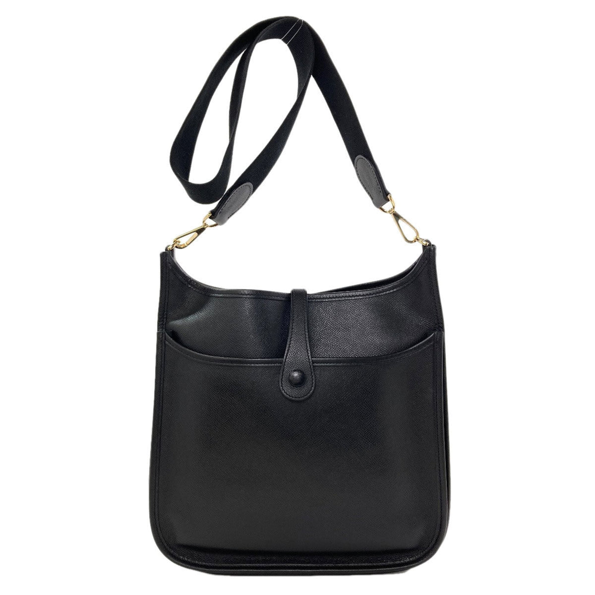 Hermes Black Epsom Leather Shoulder Bag (Pre-Owned)