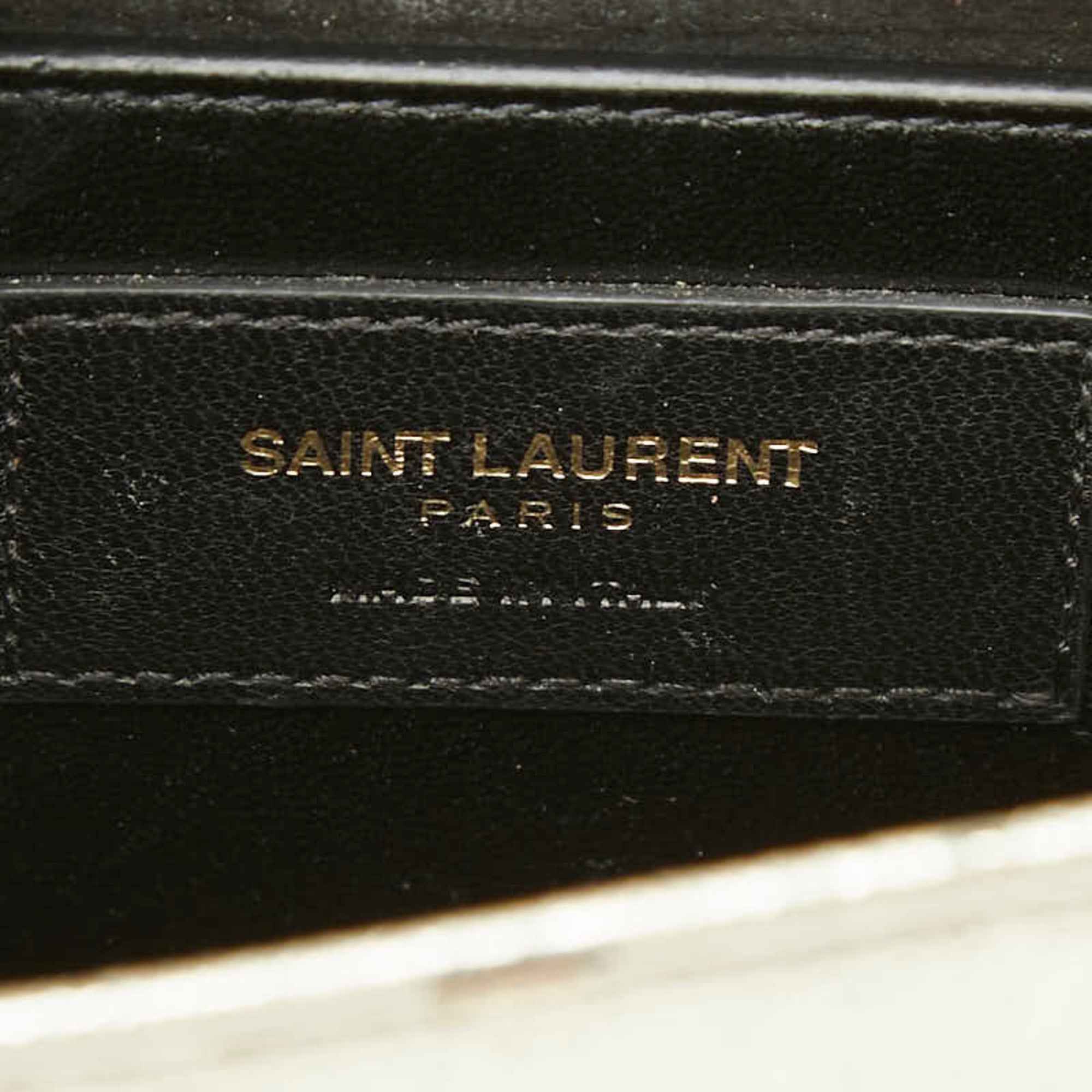 Saint Laurent Gold Leather Shoulder Bag (Pre-Owned)