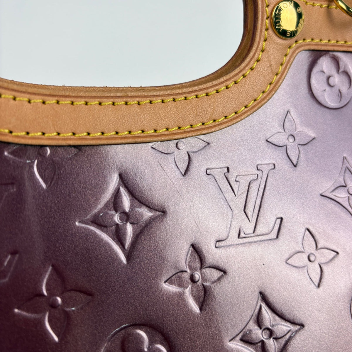 Louis Vuitton Purple Monogram Vernis Handbag (Pre-Owned)