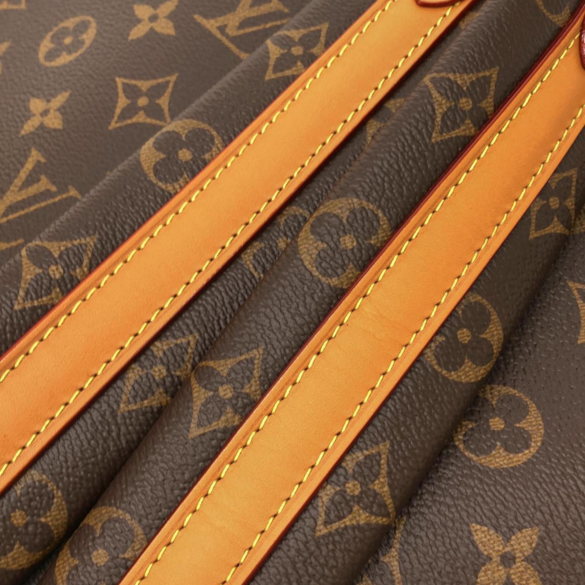 Louis Vuitton Marron Coated Canvas Backpack (Pre-Owned)