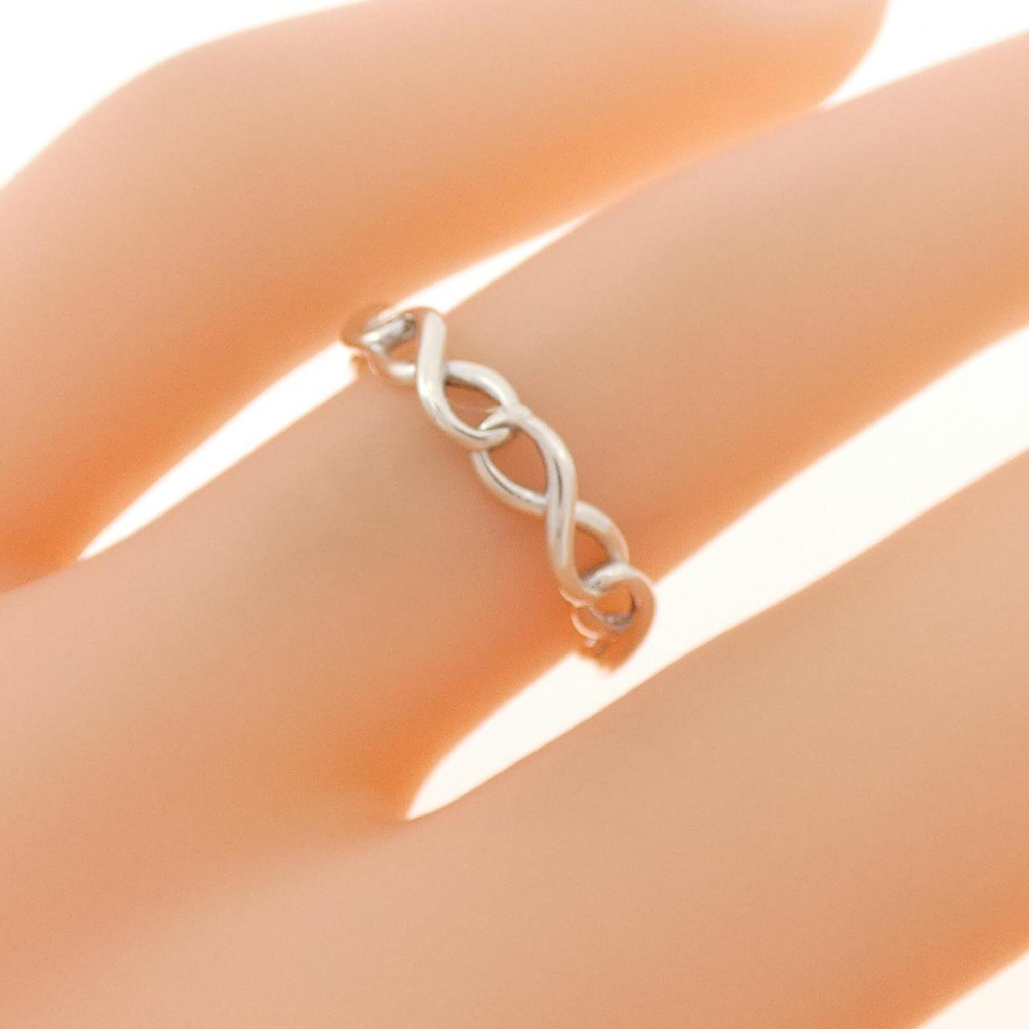 Tiffany Silver 925 Band Ring (Pre-Owned)