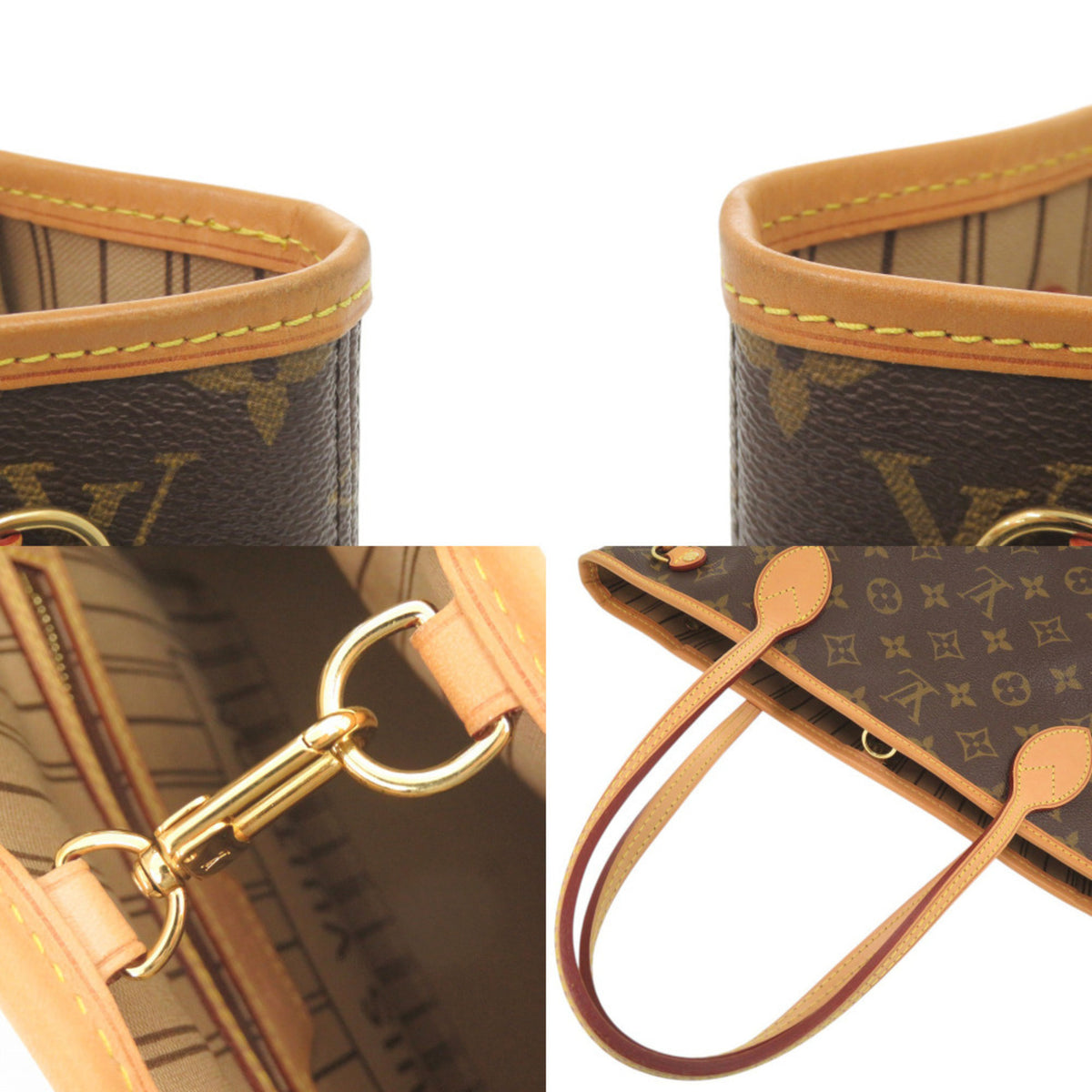 Louis Vuitton Brown Monogram Monogram Handbag Tote Bag (Pre-Owned)