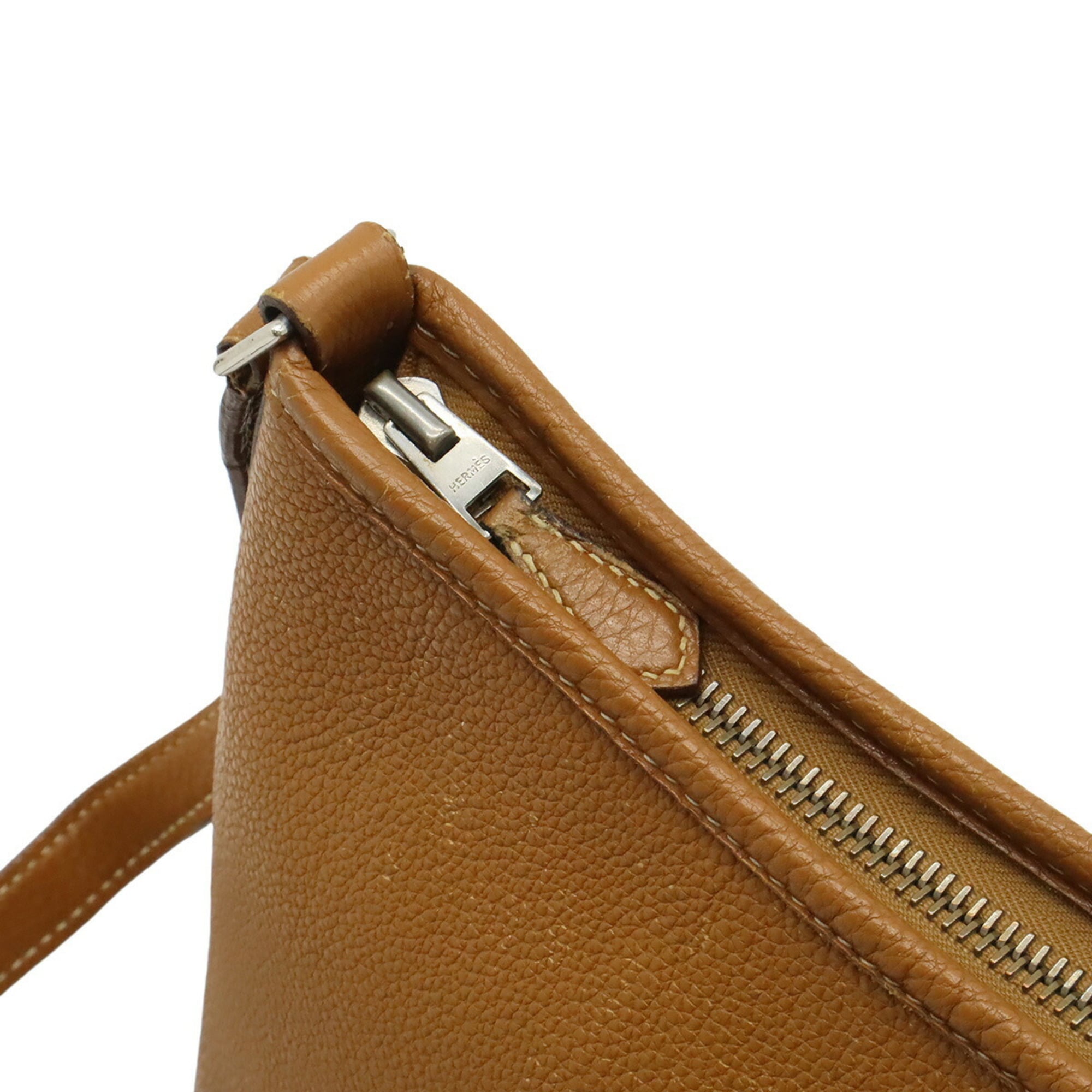 Hermes Berlingo Brown Epsom Leather Shoulder Bag (Pre-Owned)