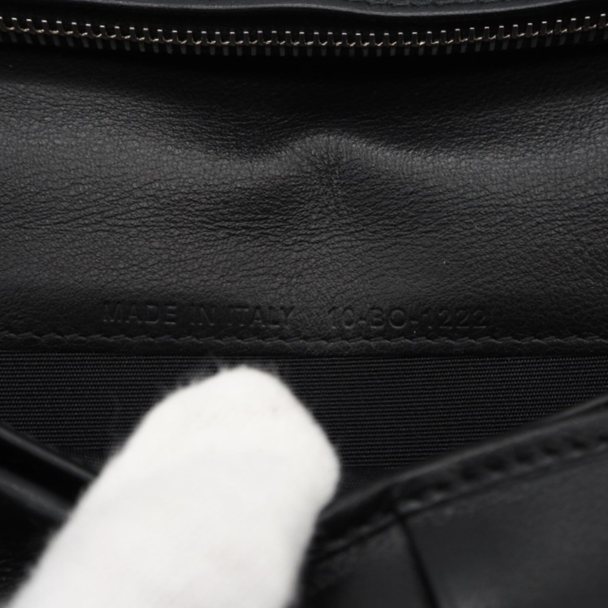 Christian Dior Black Leather Long Wallet (Bi-Fold) (Pre-Owned)