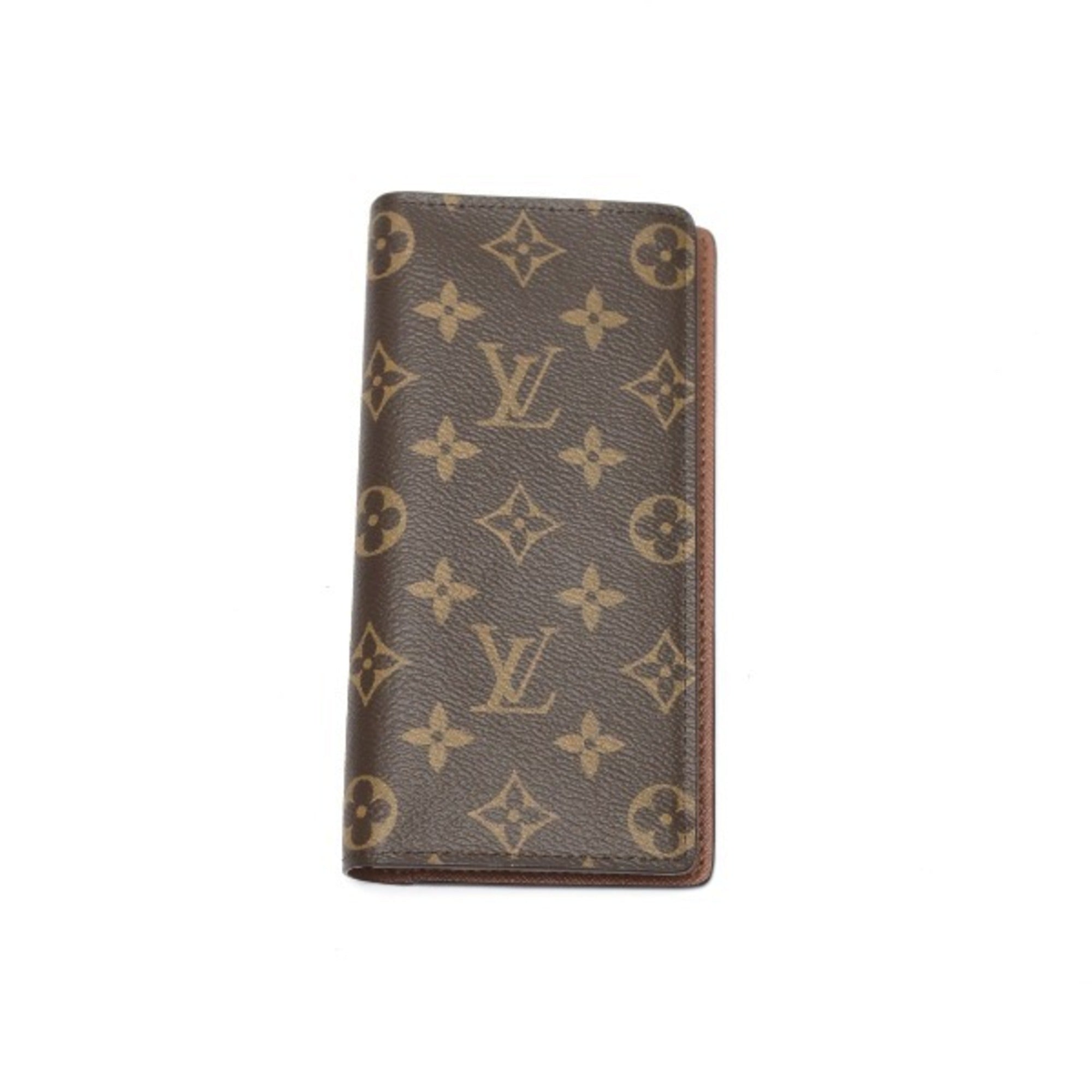 Louis Vuitton Monogram Brown Monogram Long Wallet (Bi-Fold) (Pre-Owned)