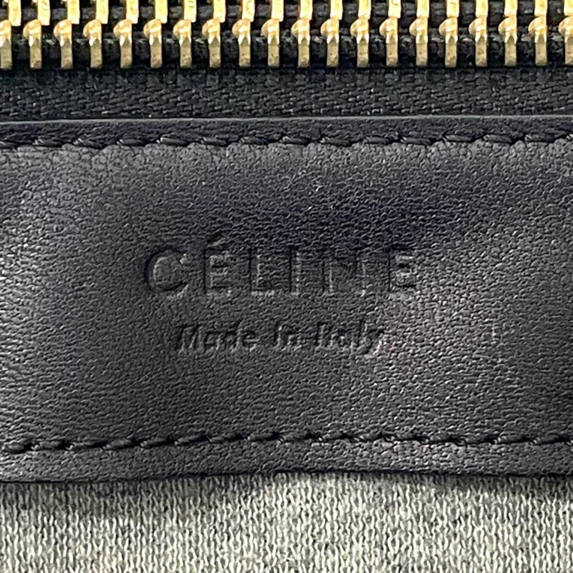 Celine Black Leather Shoulder Bag (Pre-Owned)