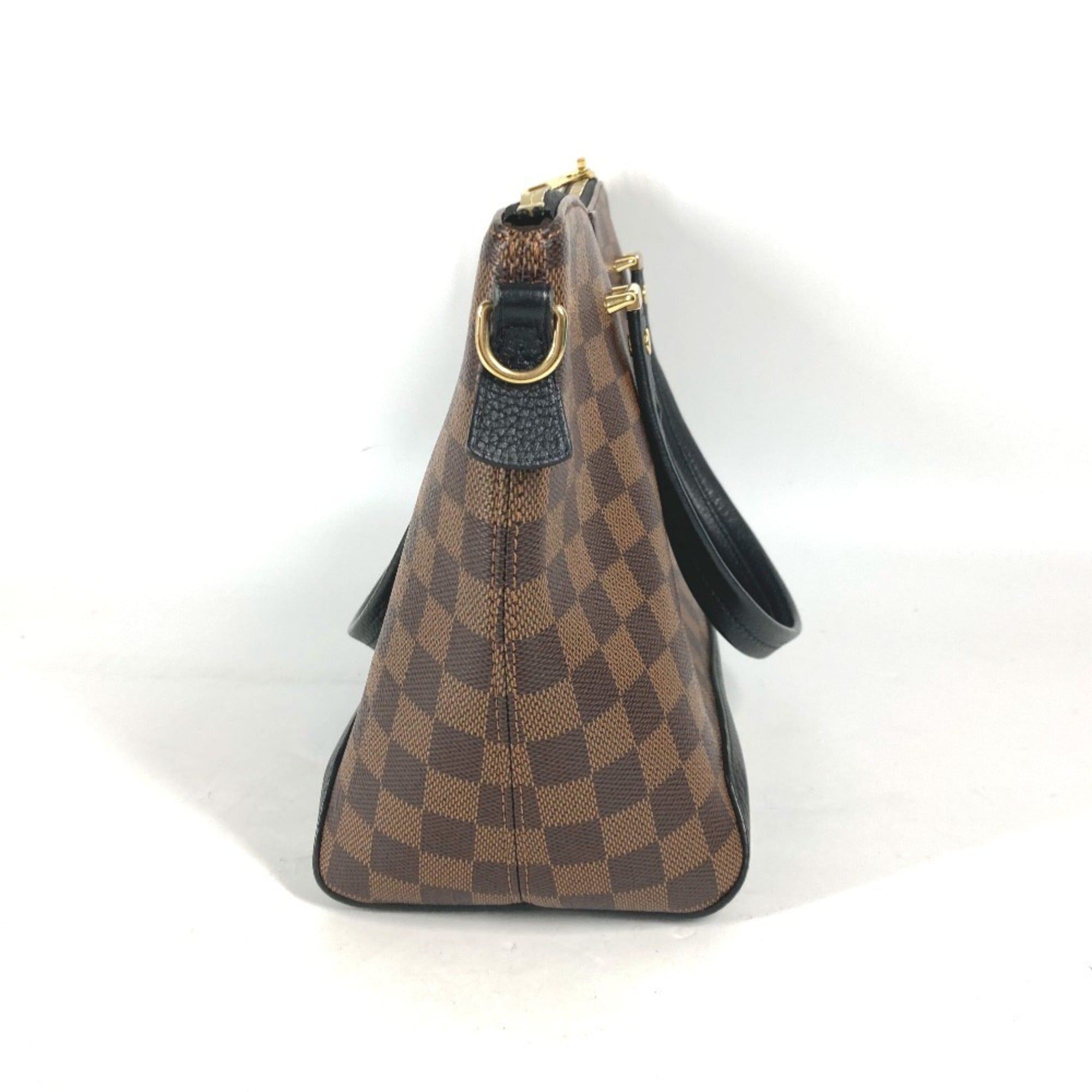 Louis Vuitton Brown Ebene Damier Canvas Shoulder Bag Tote Bag (Pre-Owned)