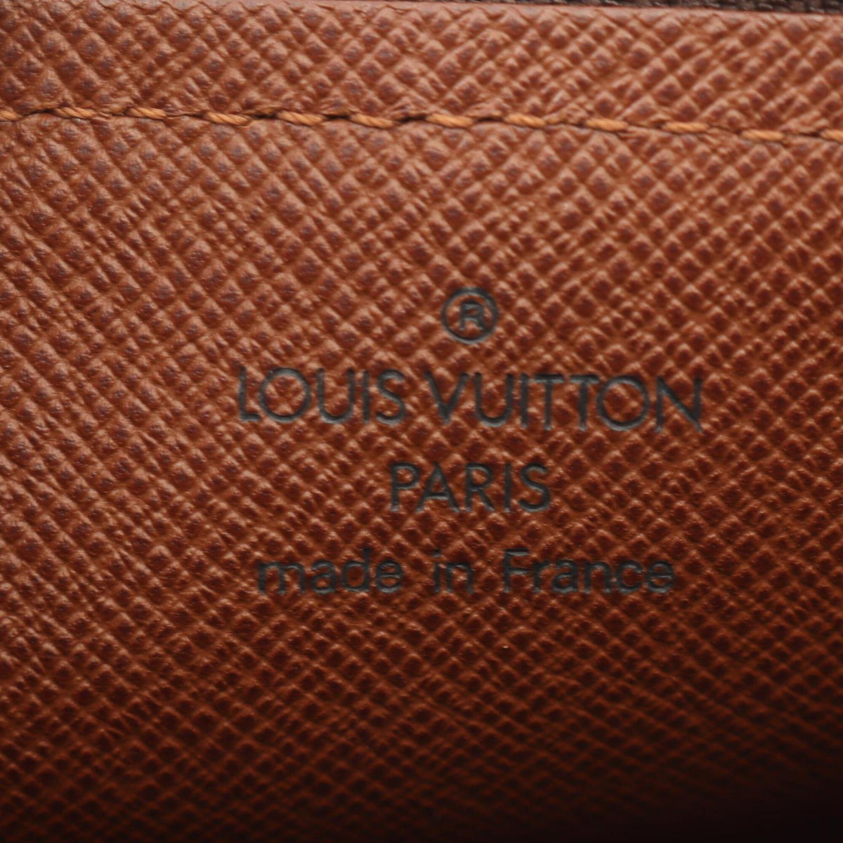Louis Vuitton Brown Monogram Coated Canvas Leather Handbag (Pre-Owned)