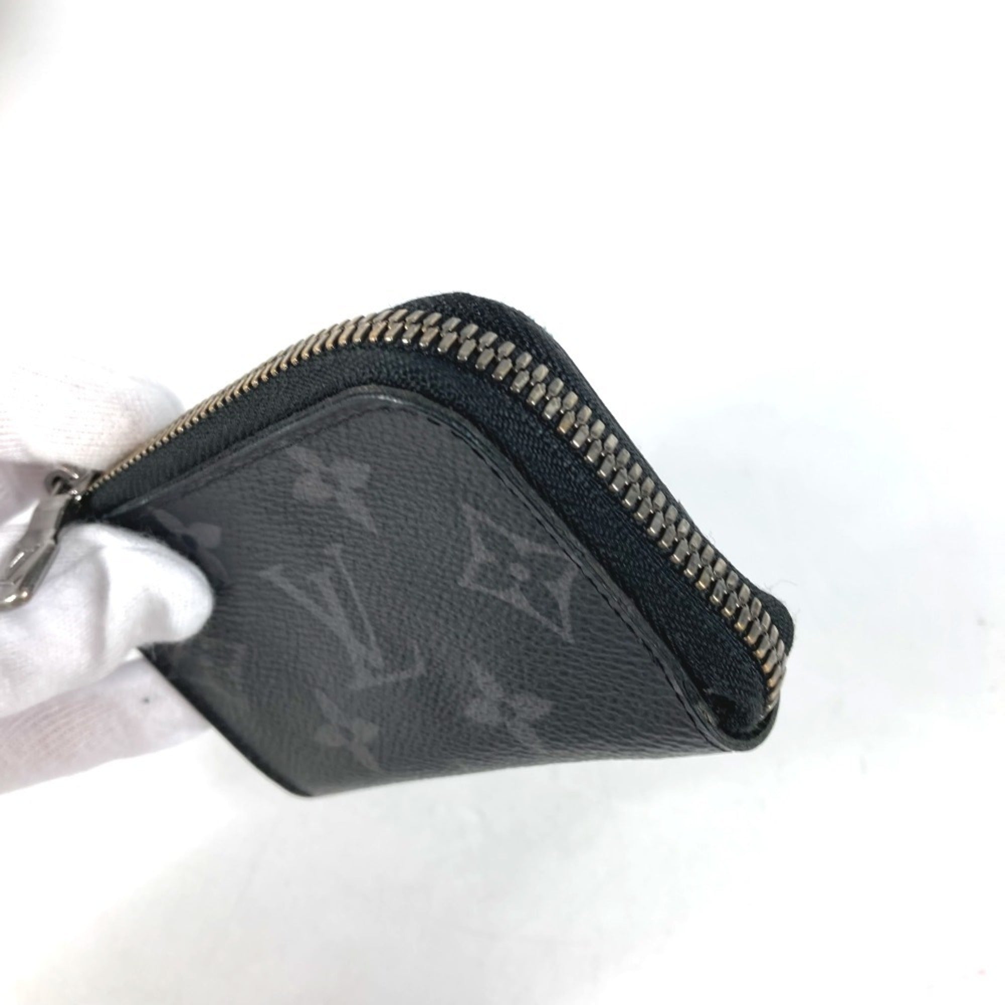 Louis Vuitton Monogram Eclipse Black Monogram Eclipse Coin Purse/Coin Case (Pre-Owned)