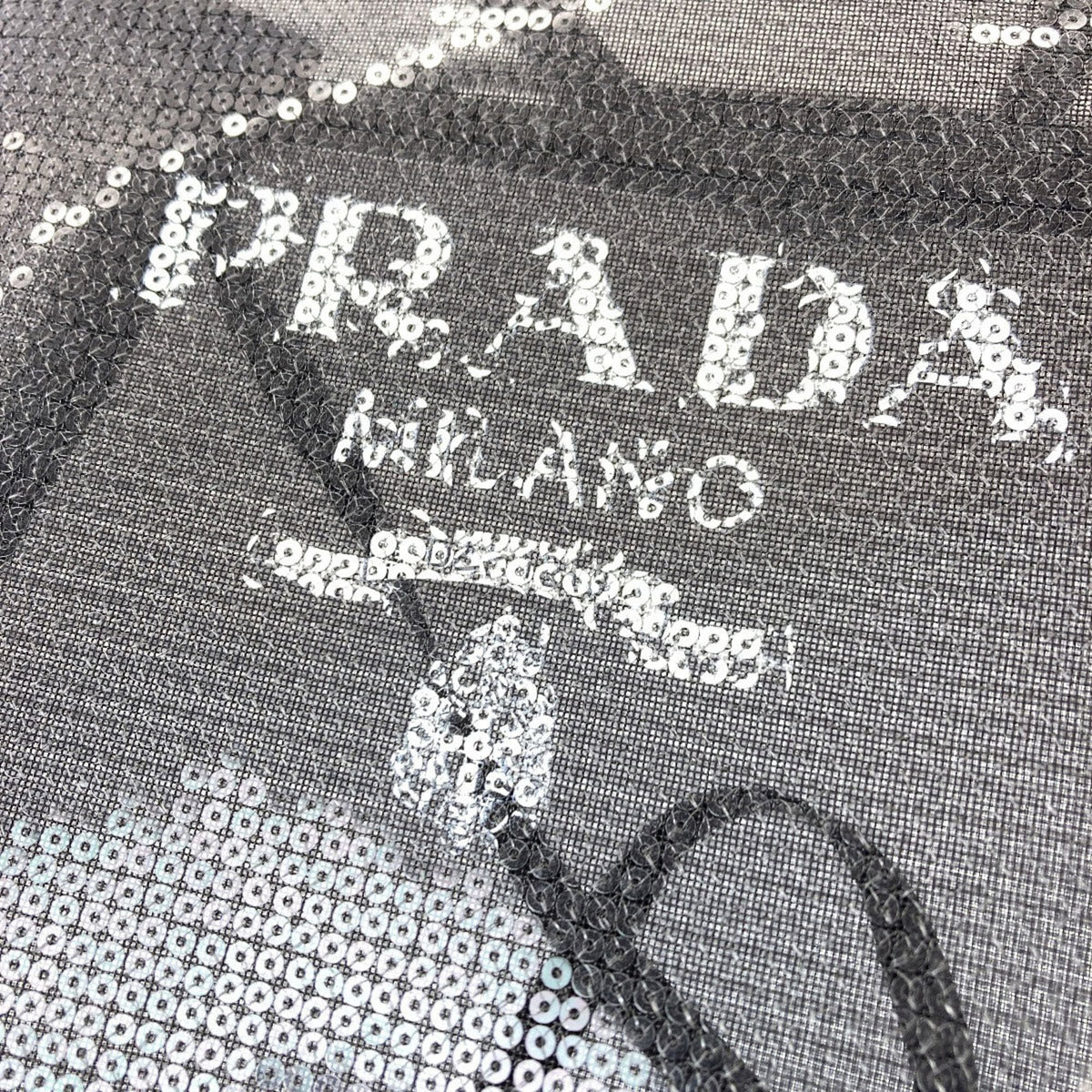Prada Black Spangles Handbag (Pre-Owned)