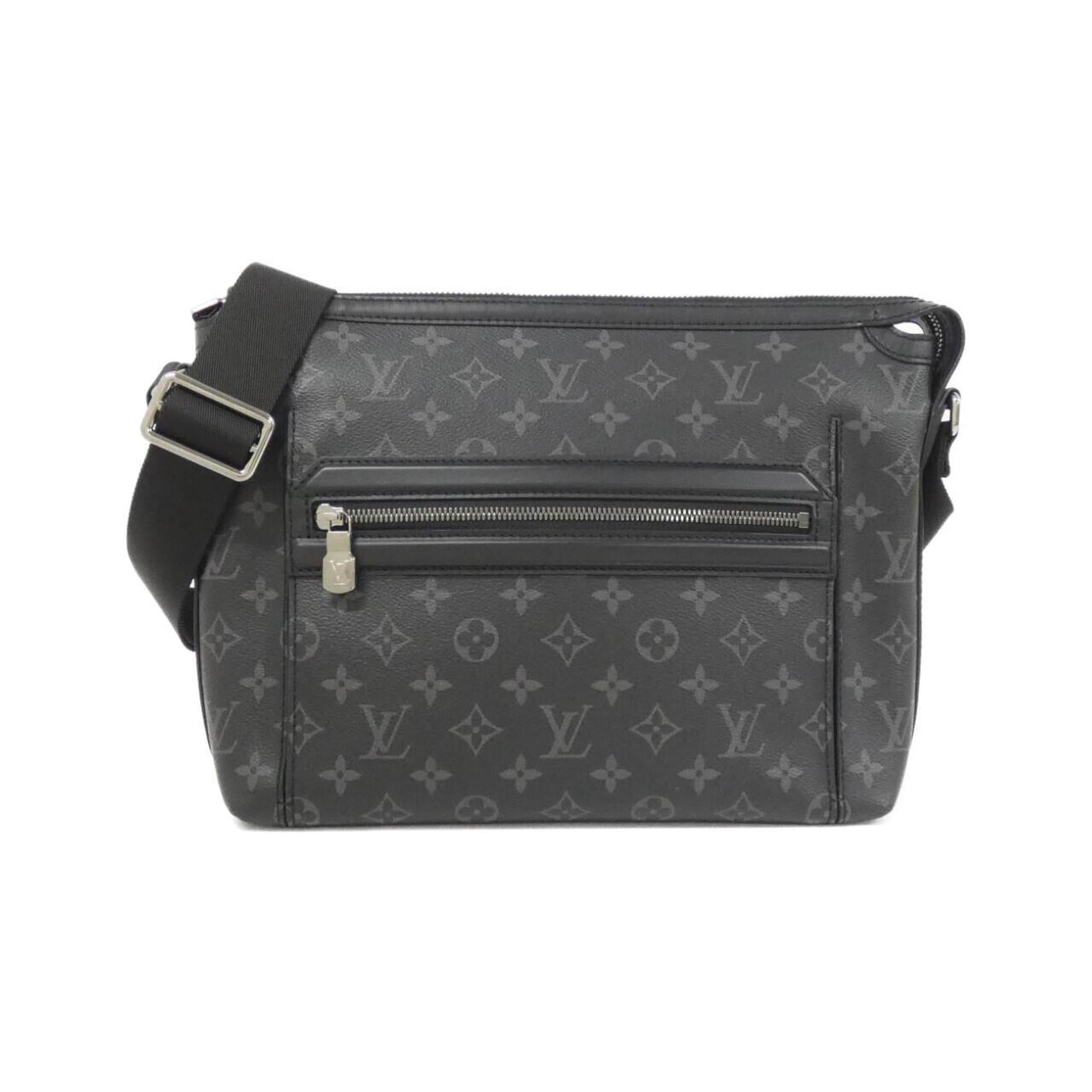 Louis Vuitton Black Coated Canvas Shoulder Bag (Pre-Owned)