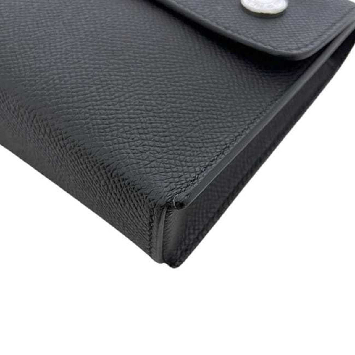 Hermes Black Leather Shoulder Bag (Pre-Owned)