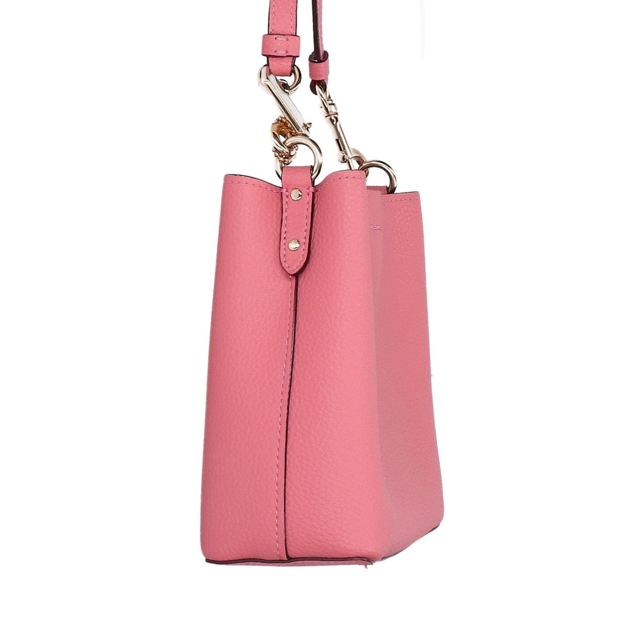 Coach Pink Leather Shoulder Bag (Pre-Owned)