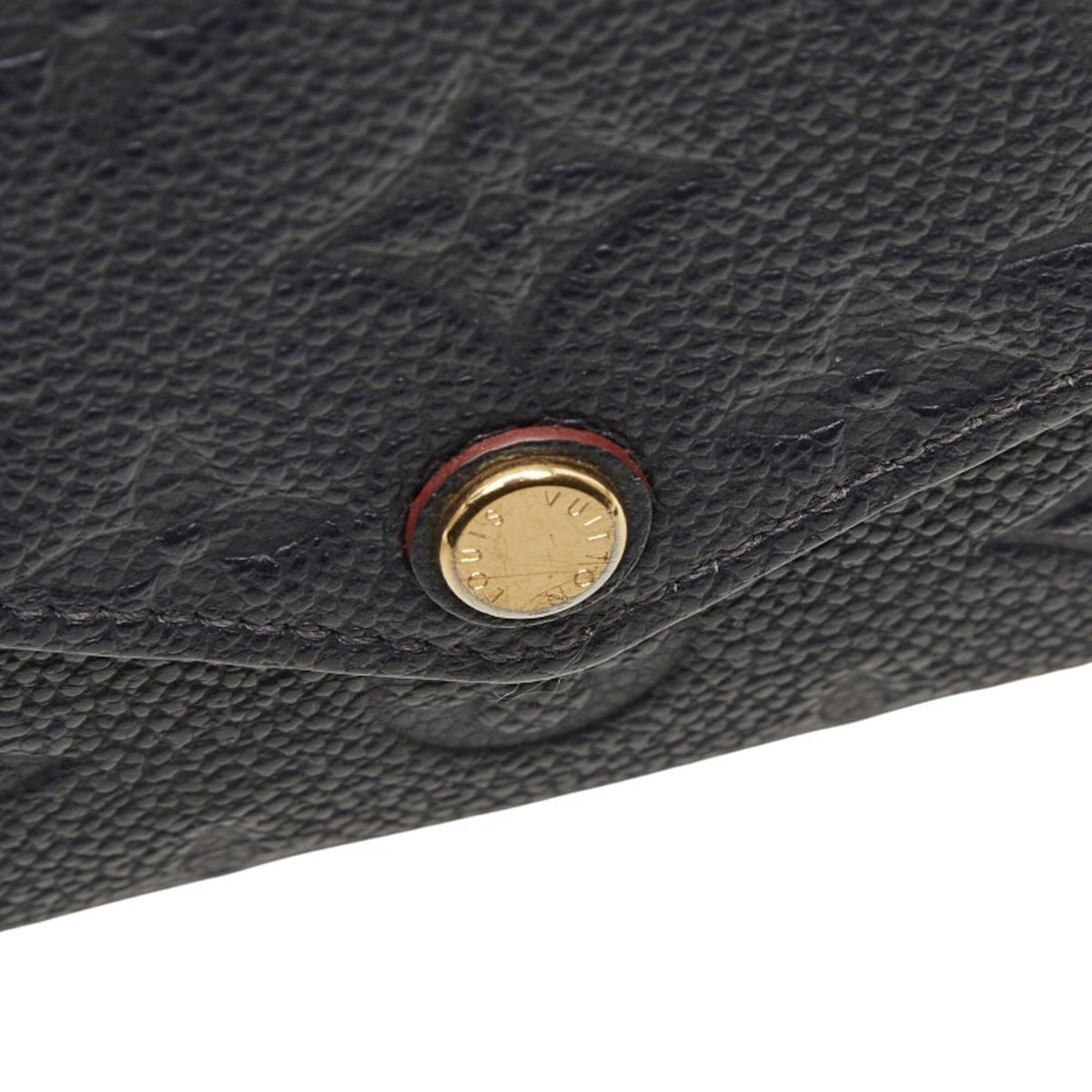 Louis Vuitton Monogram Empreinte Marine Rouge Navy Leather Pochette Shoulder Bag (Pre-Owned)