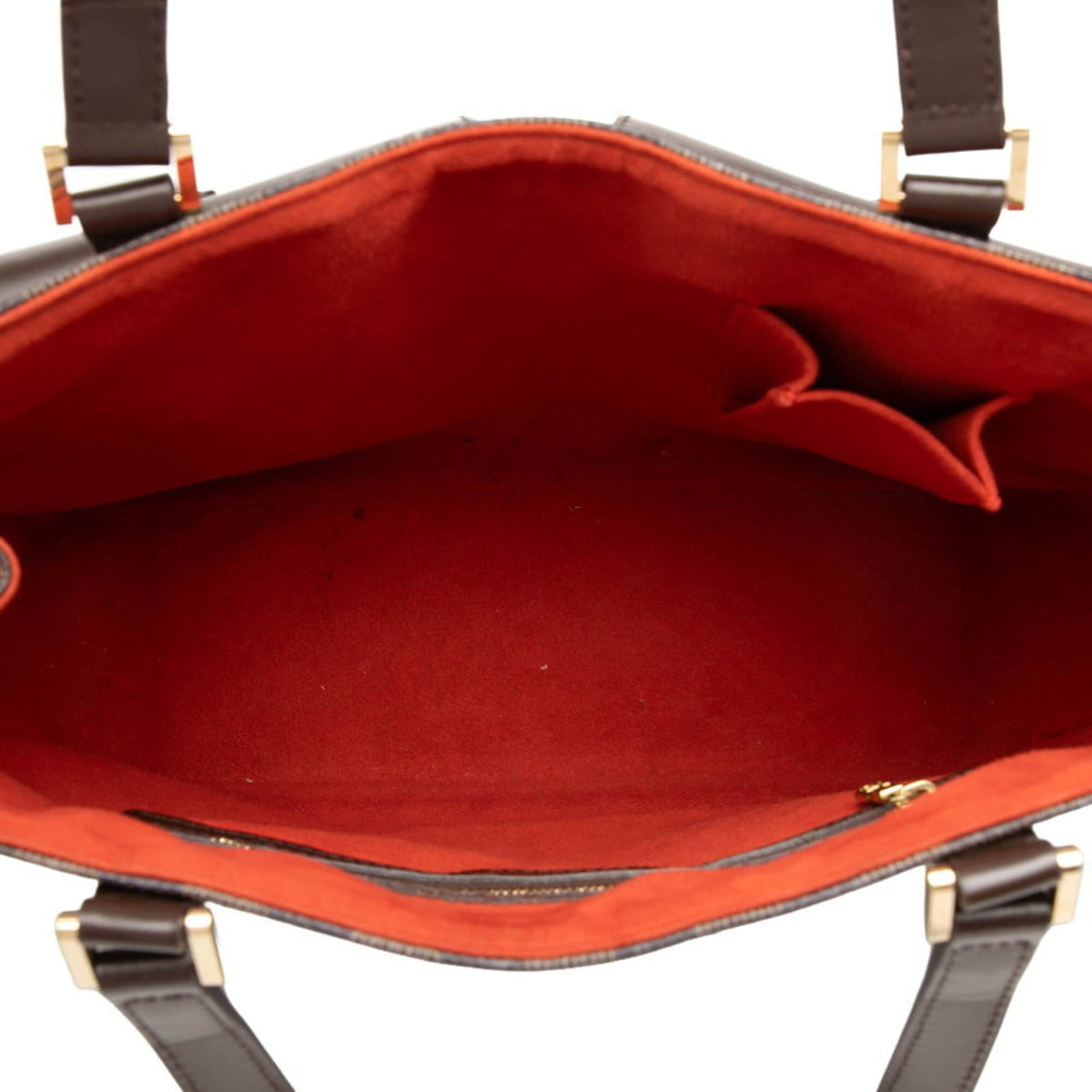 Louis Vuitton Brown Pvc Leather Handbag Tote Bag (Pre-Owned)