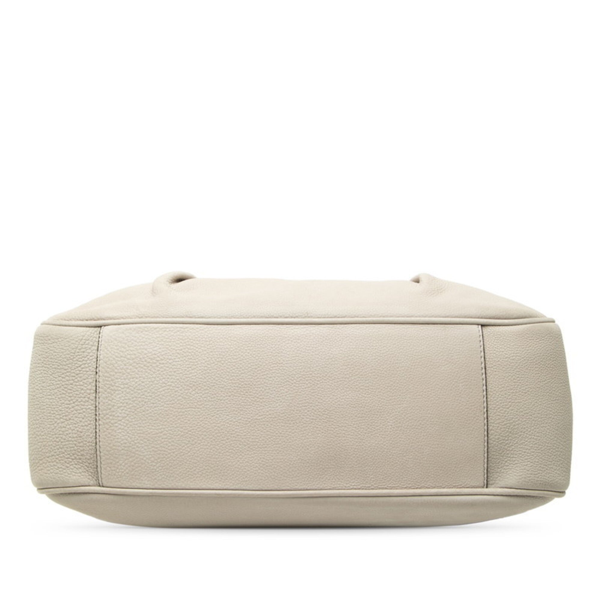 Celine Beige Leather Handbag Shoulder Bag (Pre-Owned)