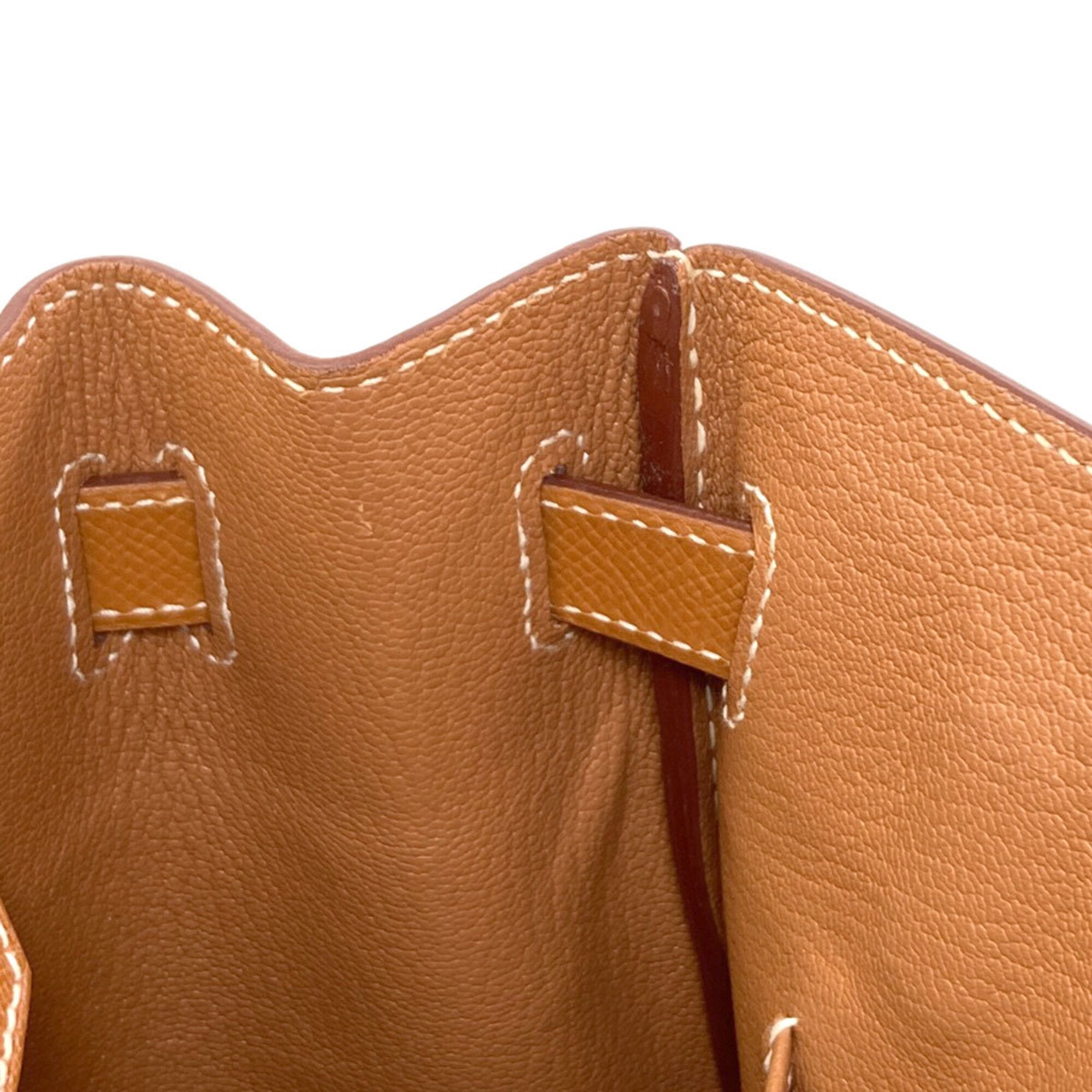 Hermes Gold Epsom Leather Handbag (Pre-Owned)