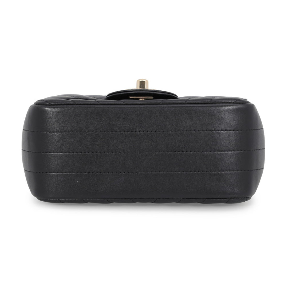 Chanel Black Leather Handbag Shoulder Bag (Pre-Owned)