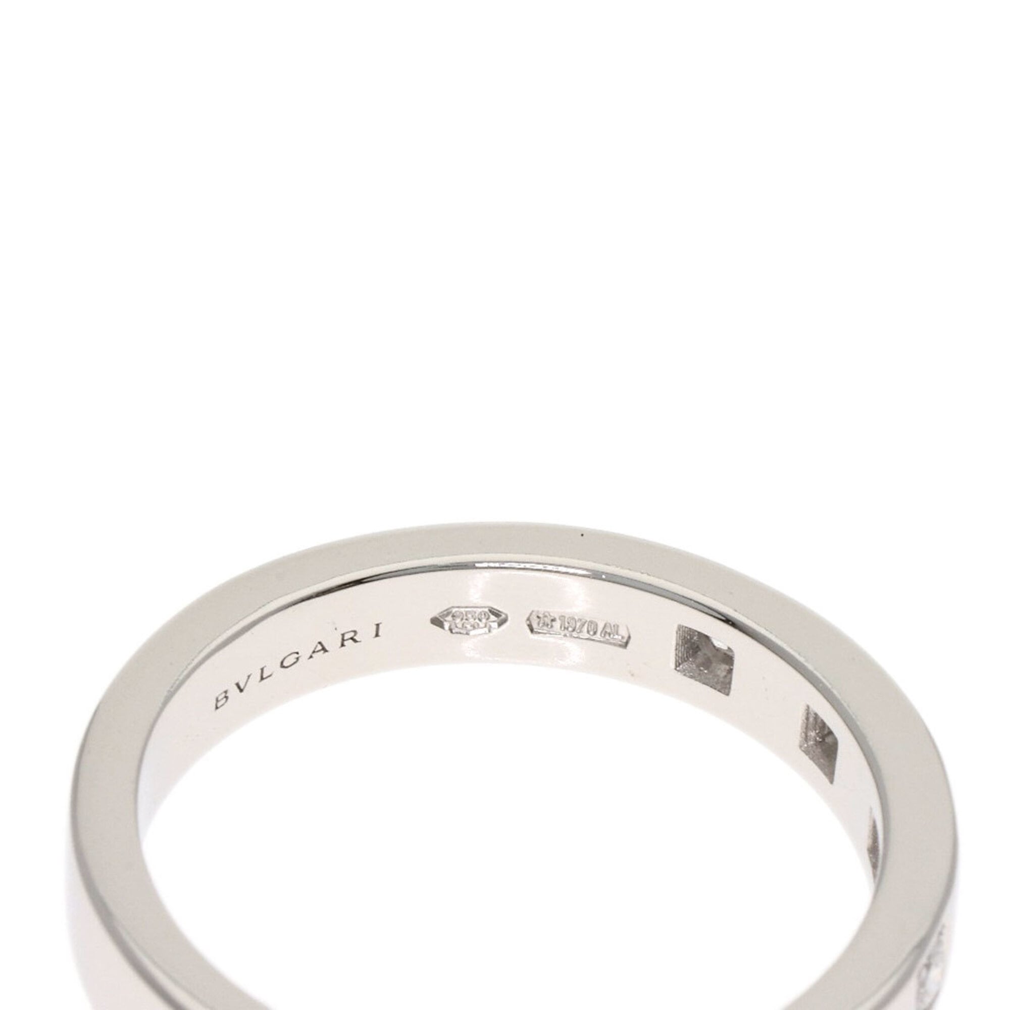 Bvlgari Platinum Platinum 950 Band Ring (Pre-Owned)