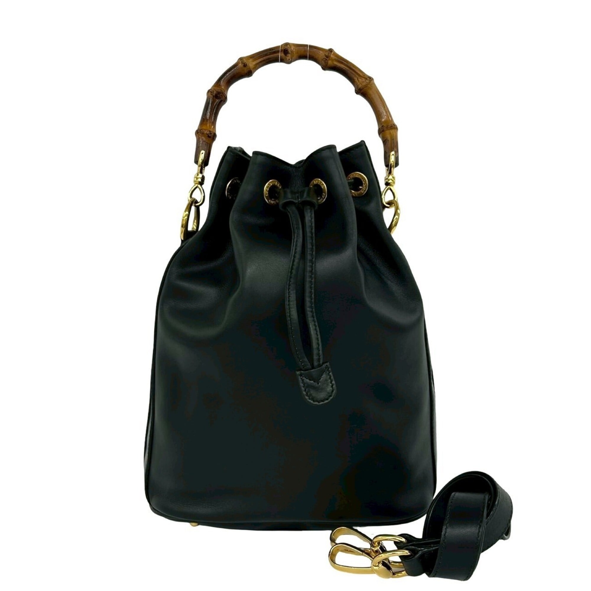 Gucci Black Leather Shoulder Bag (Pre-Owned)