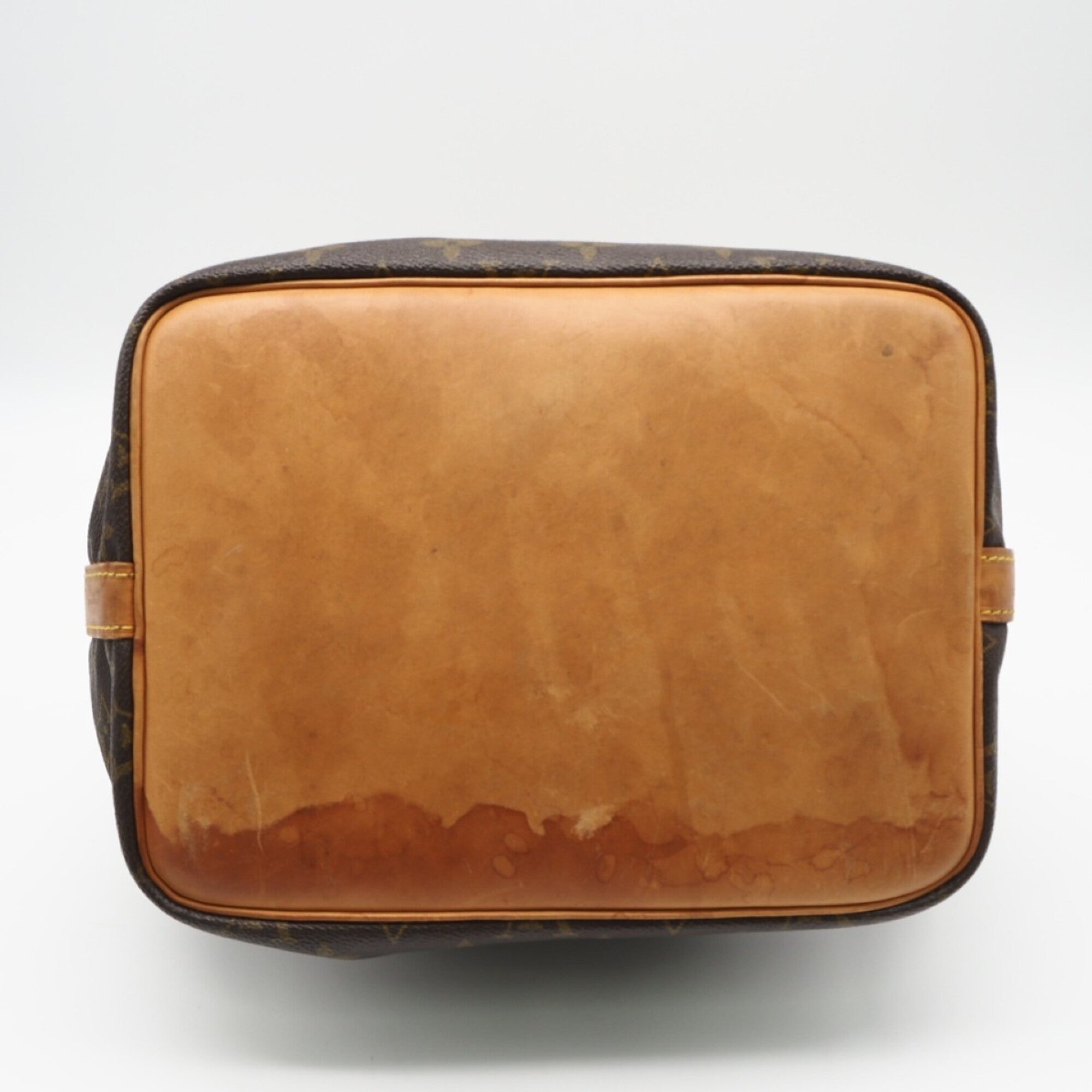 Louis Vuitton Brown Coated Canvas Leather Shoulder Bag (Pre-Owned)