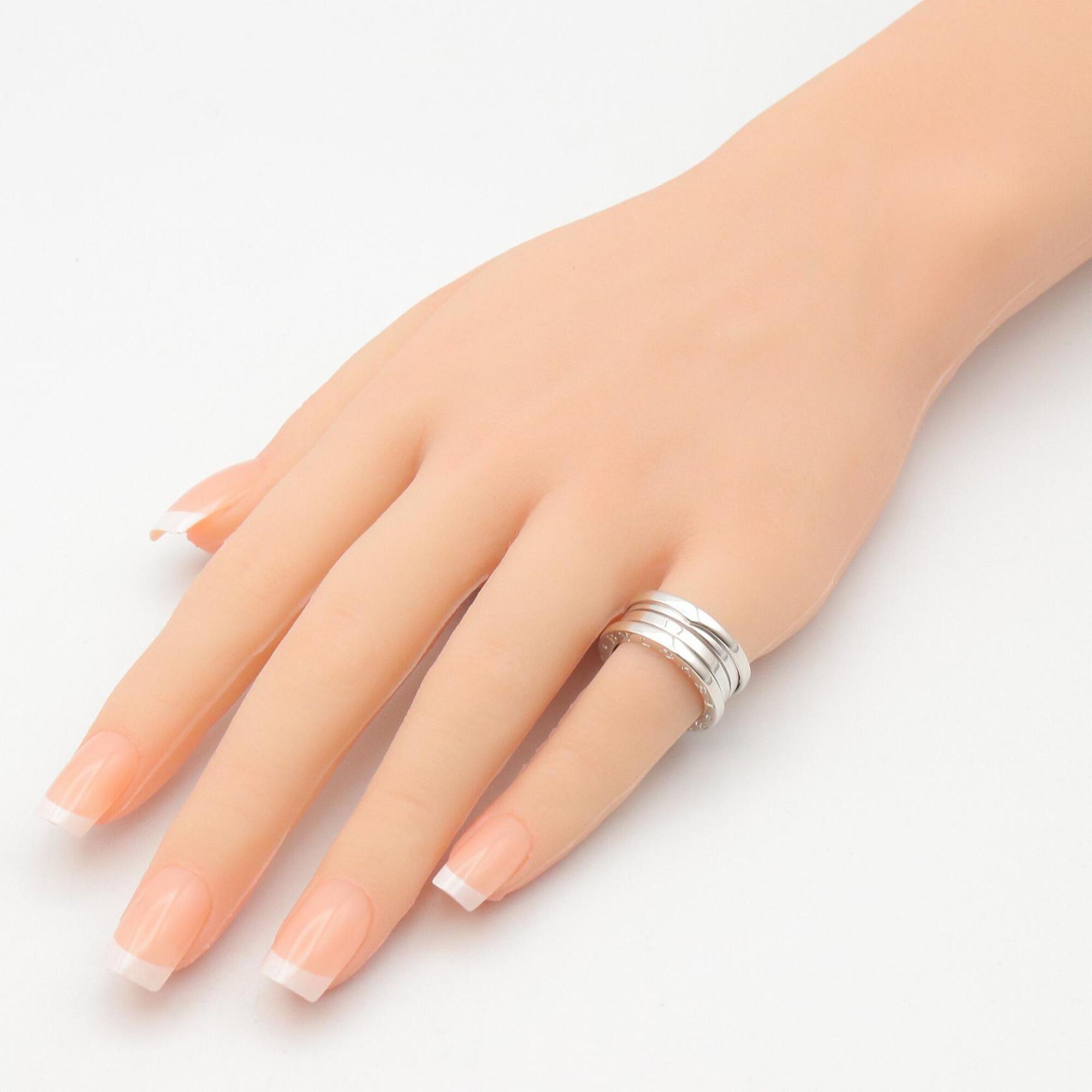 Bvlgari Silver White Gold (18K) Band Ring (Pre-Owned)