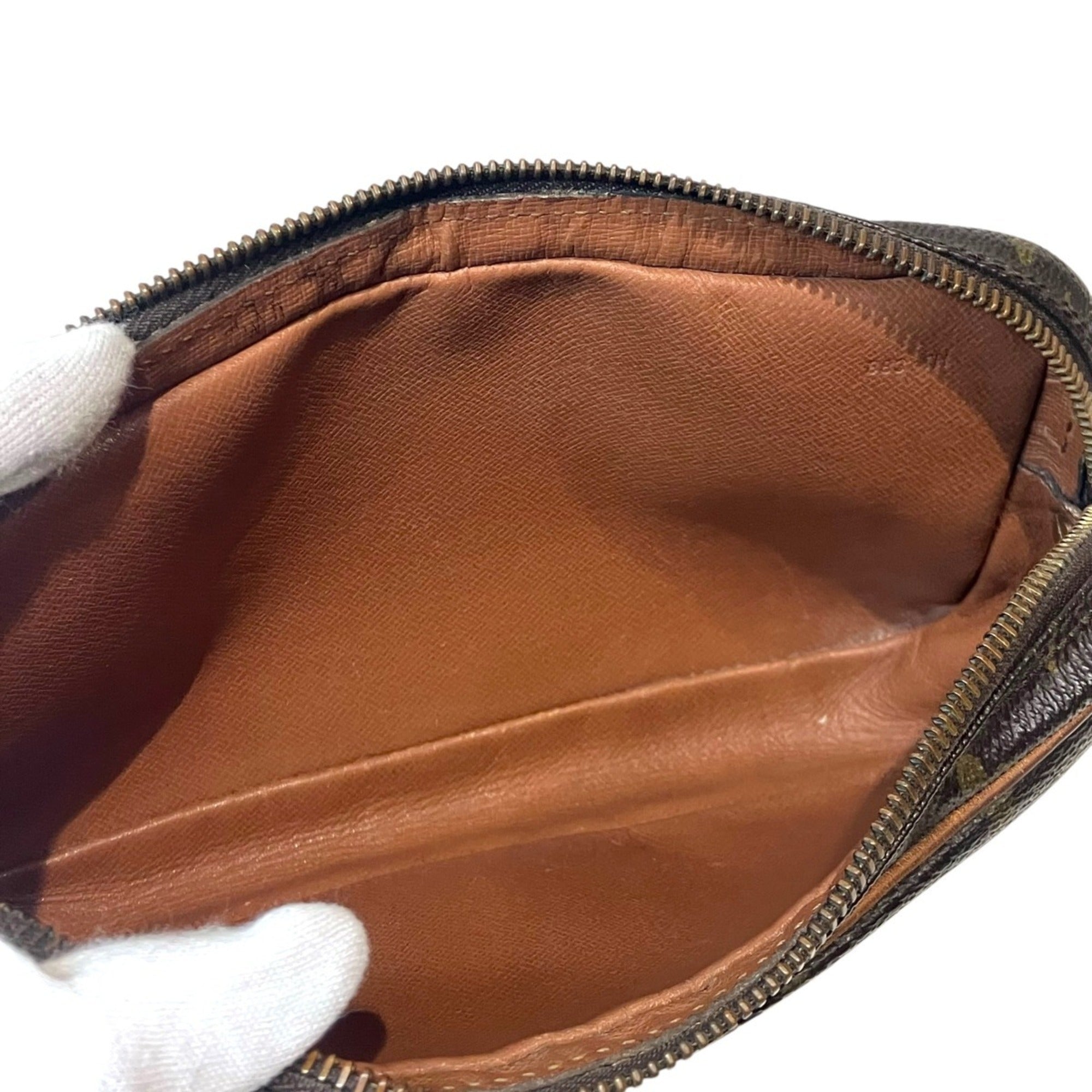 Louis Vuitton Brown Galle Monogram Leather Clutch Bag (Pre-Owned)