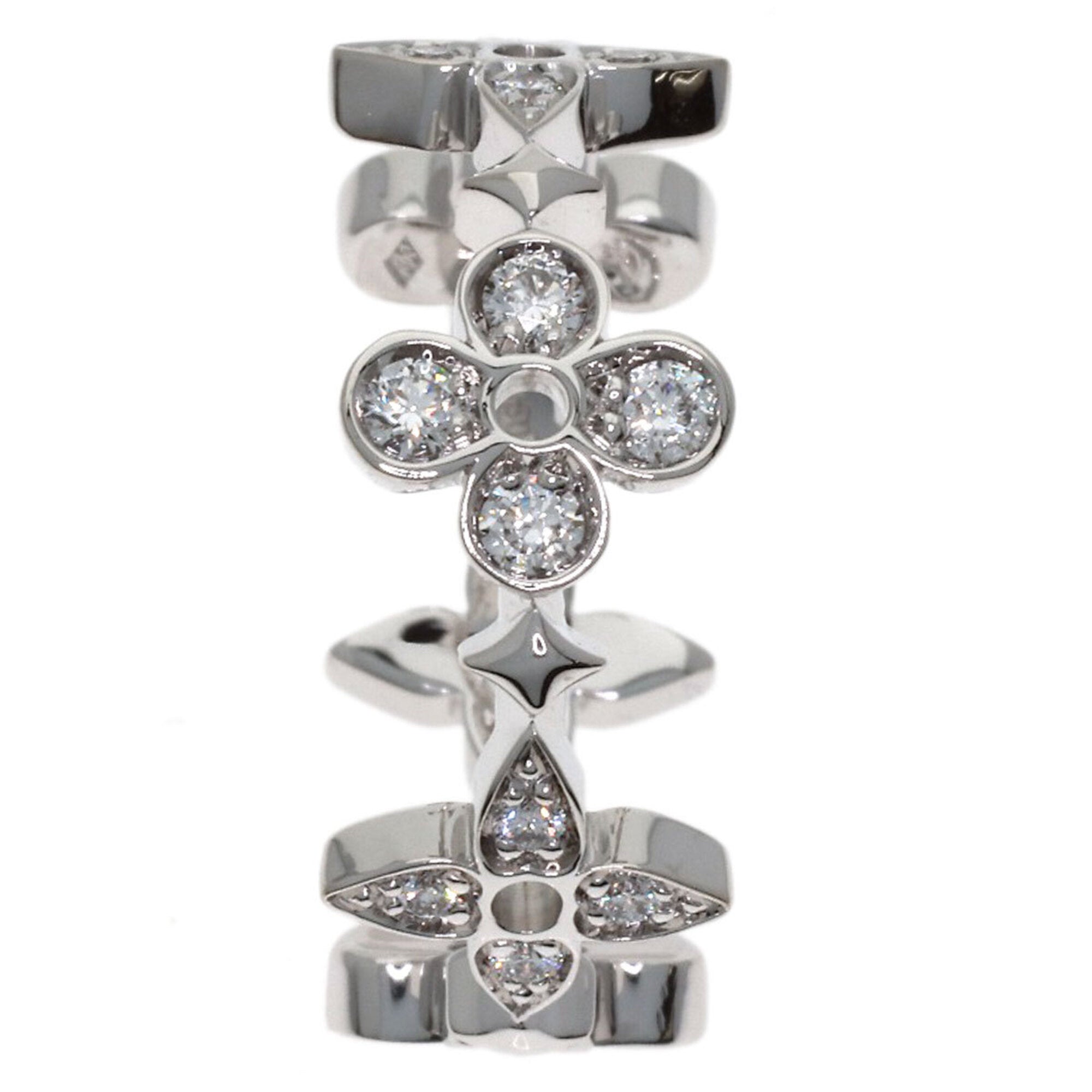 Louis Vuitton White Gold (18K) Band Ring (Pre-Owned)