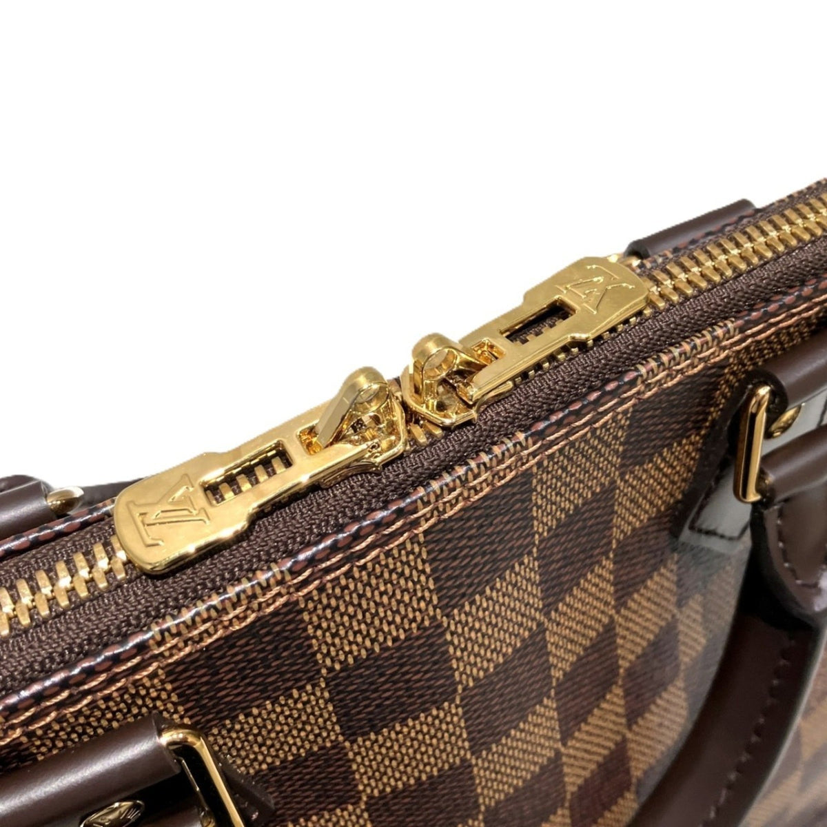 Louis Vuitton Damier Brown Damier Canvas Handbag (Pre-Owned)