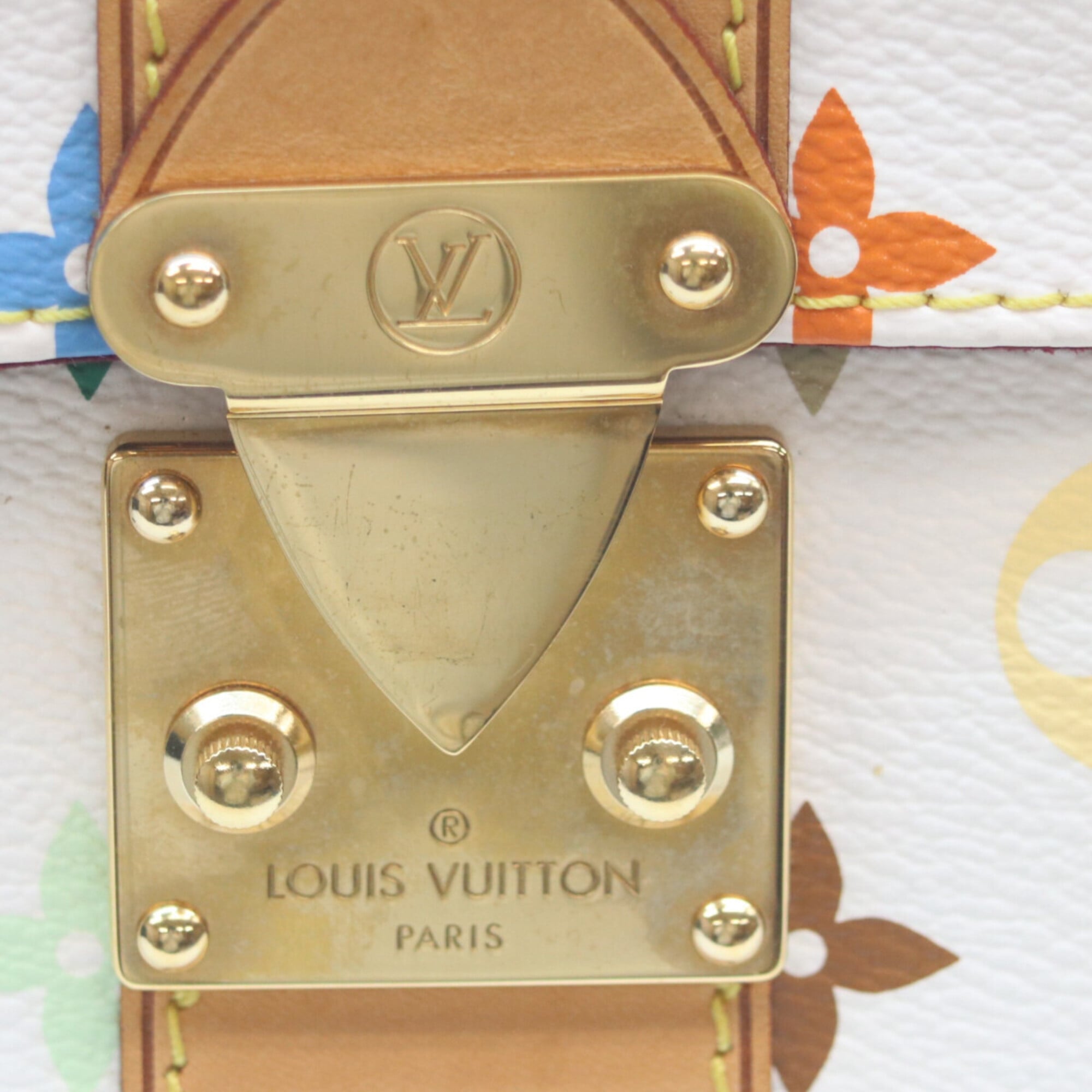 Louis Vuitton Monogram Multicolore Blanc White Monogram Multicolore Boston Bag (Pre-Owned)
