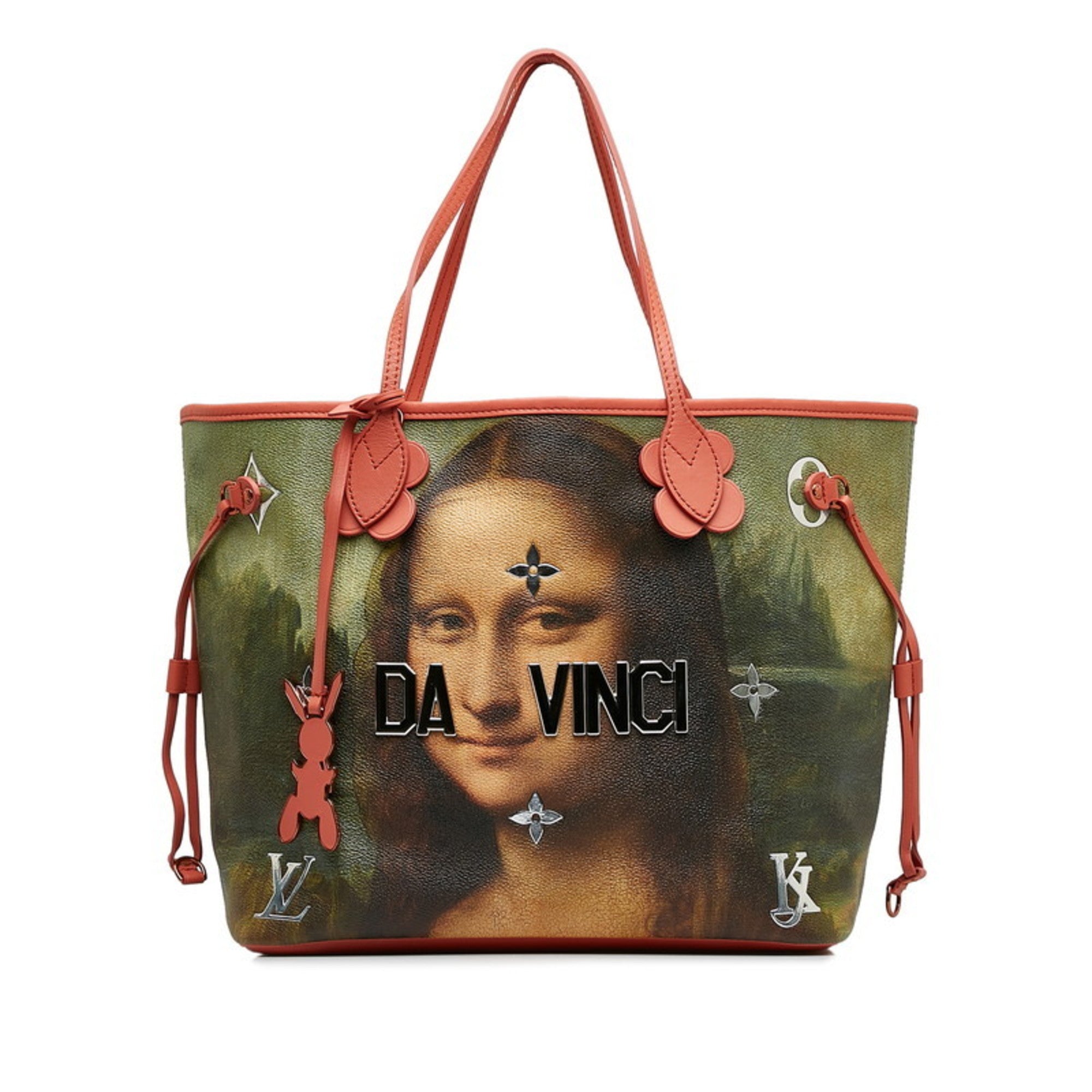 Louis Vuitton Masters Collection Multi-Color Pink Poppy Petal Pvc Leather Tote Bag (Pre-Owned)