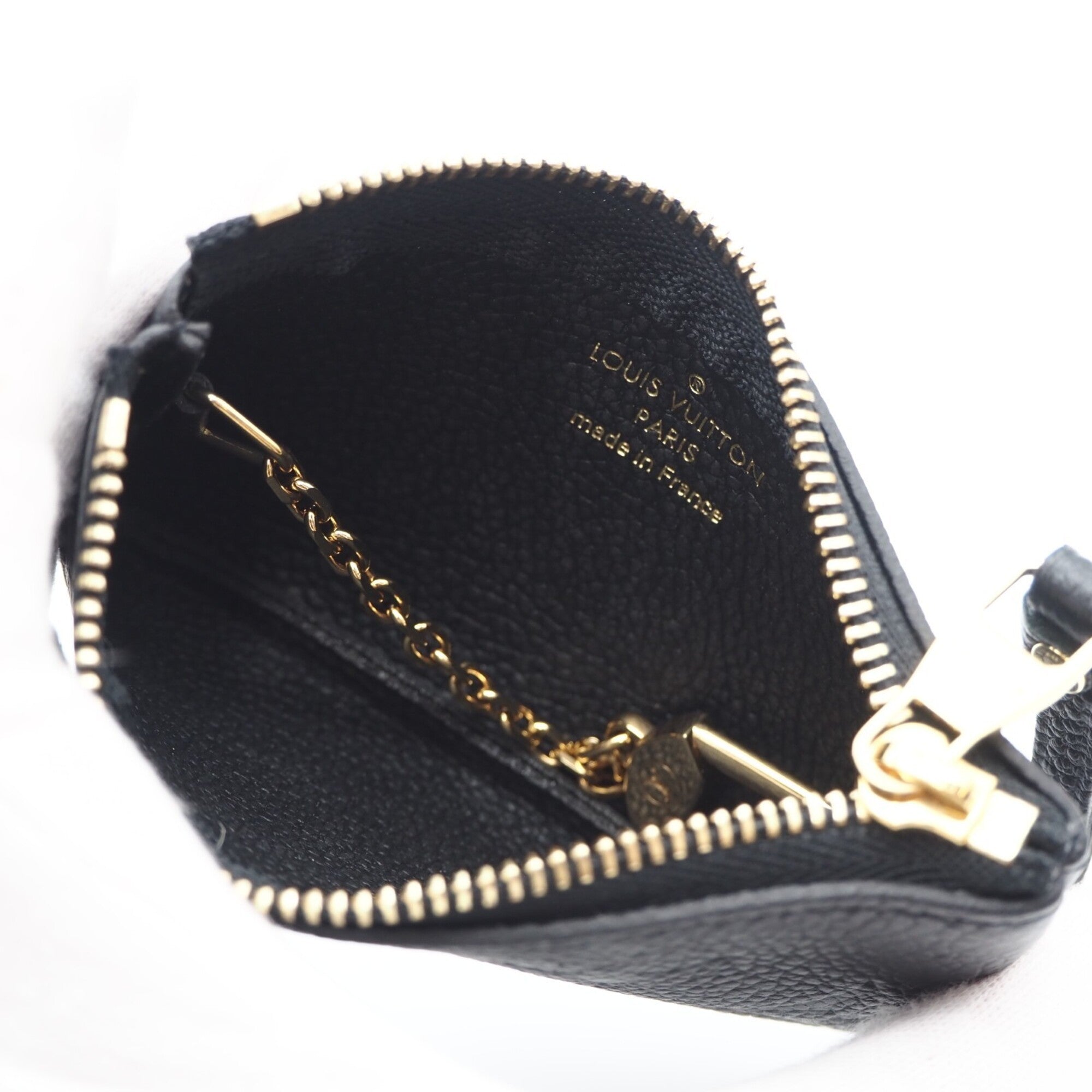 Louis Vuitton Monogram Empreinte Black Noir Leather Coin Purse/Coin Case (Pre-Owned)