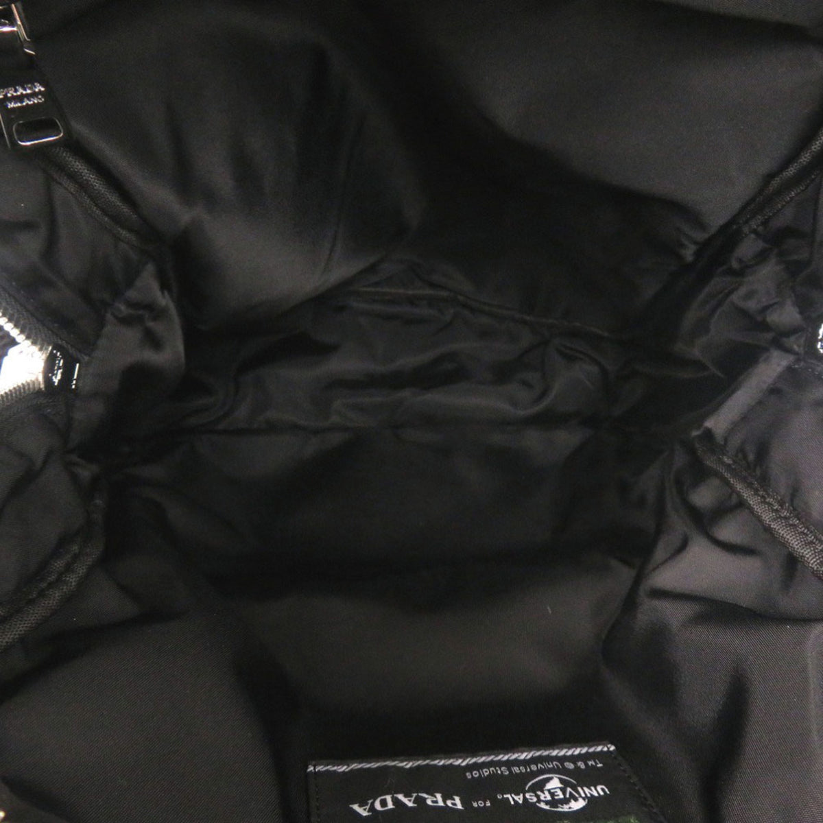 Prada Black Khaki Nylon Backpack (Pre-Owned)