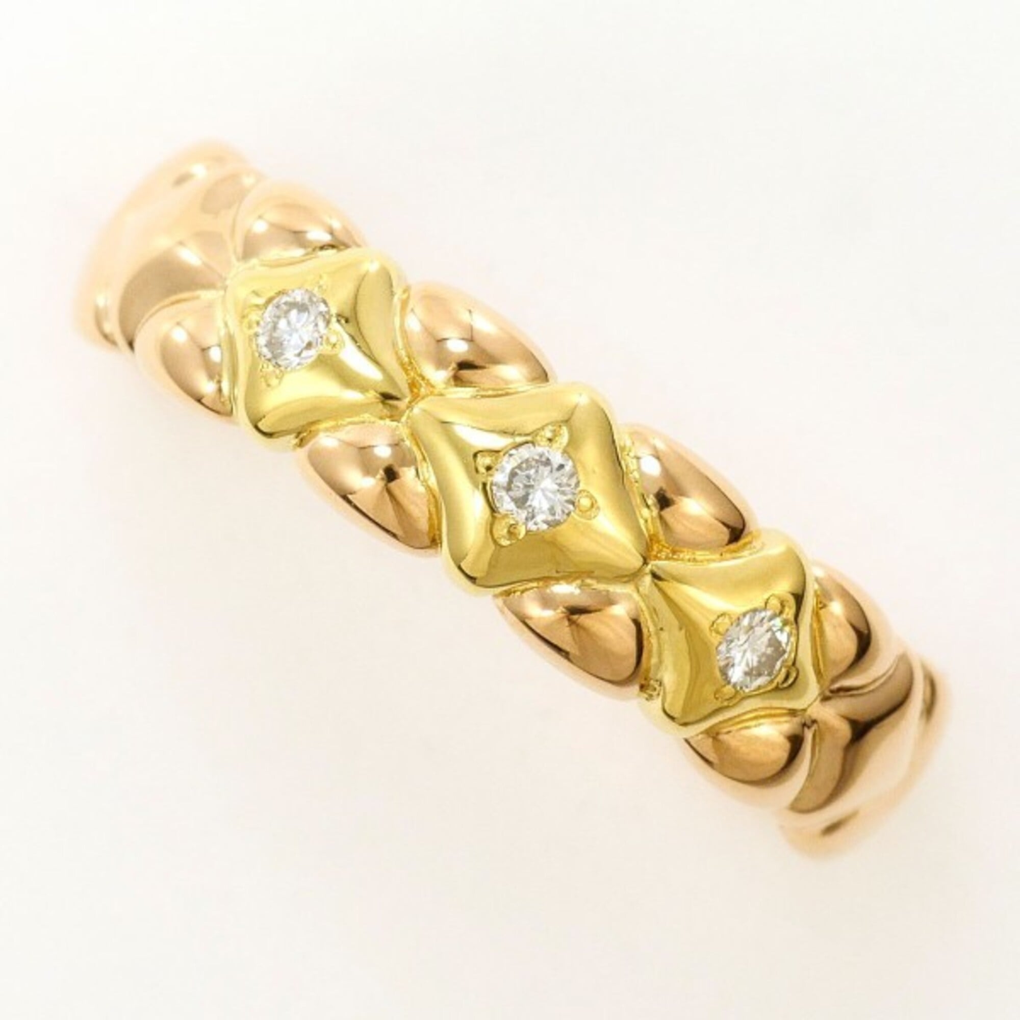 Unbranded Pink Gold Yellow Gold Yellow Gold (18K) Pink Gold (18K) Band Ring (Pre-Owned)