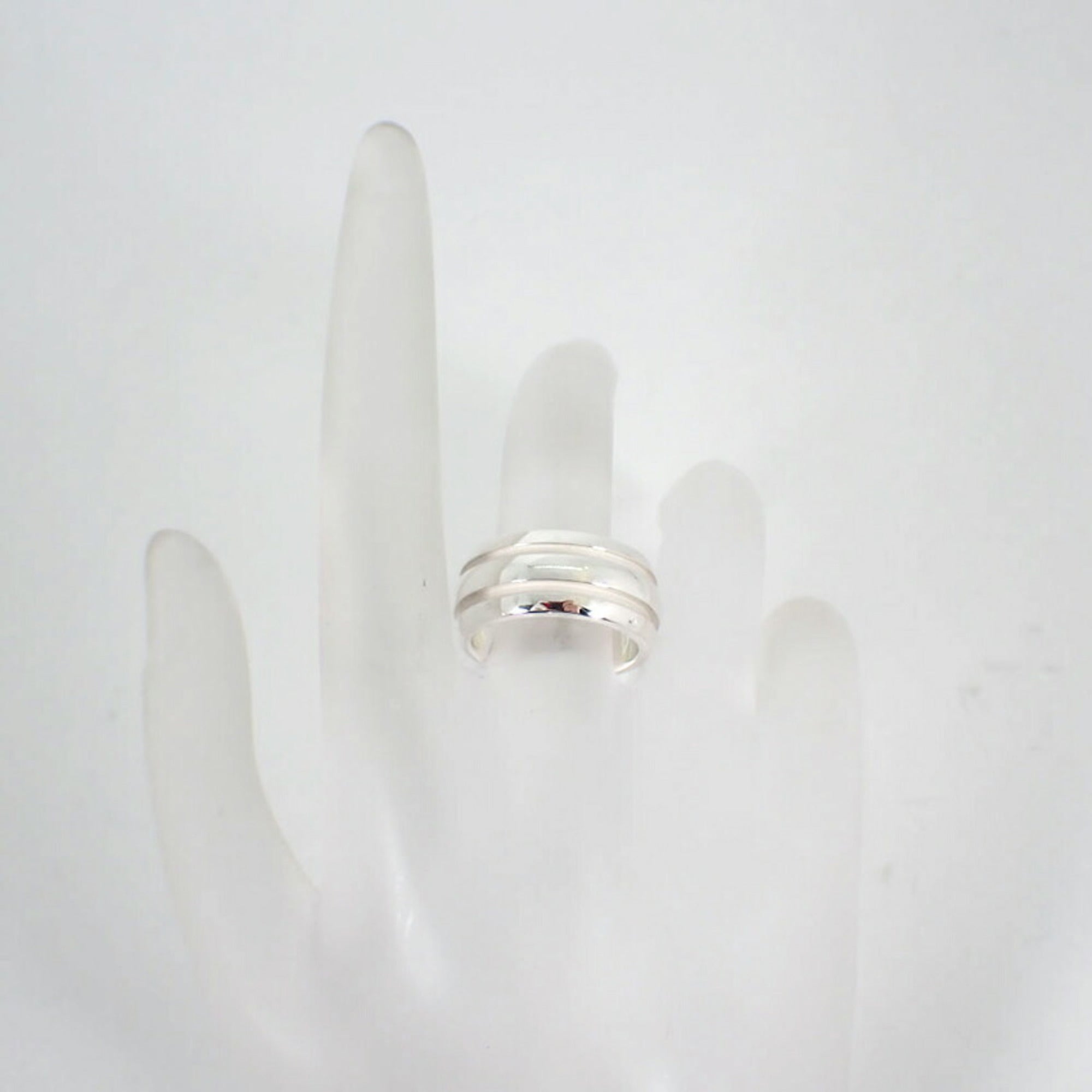 Tiffany Sterling Silver 925 Band Ring (Pre-Owned)