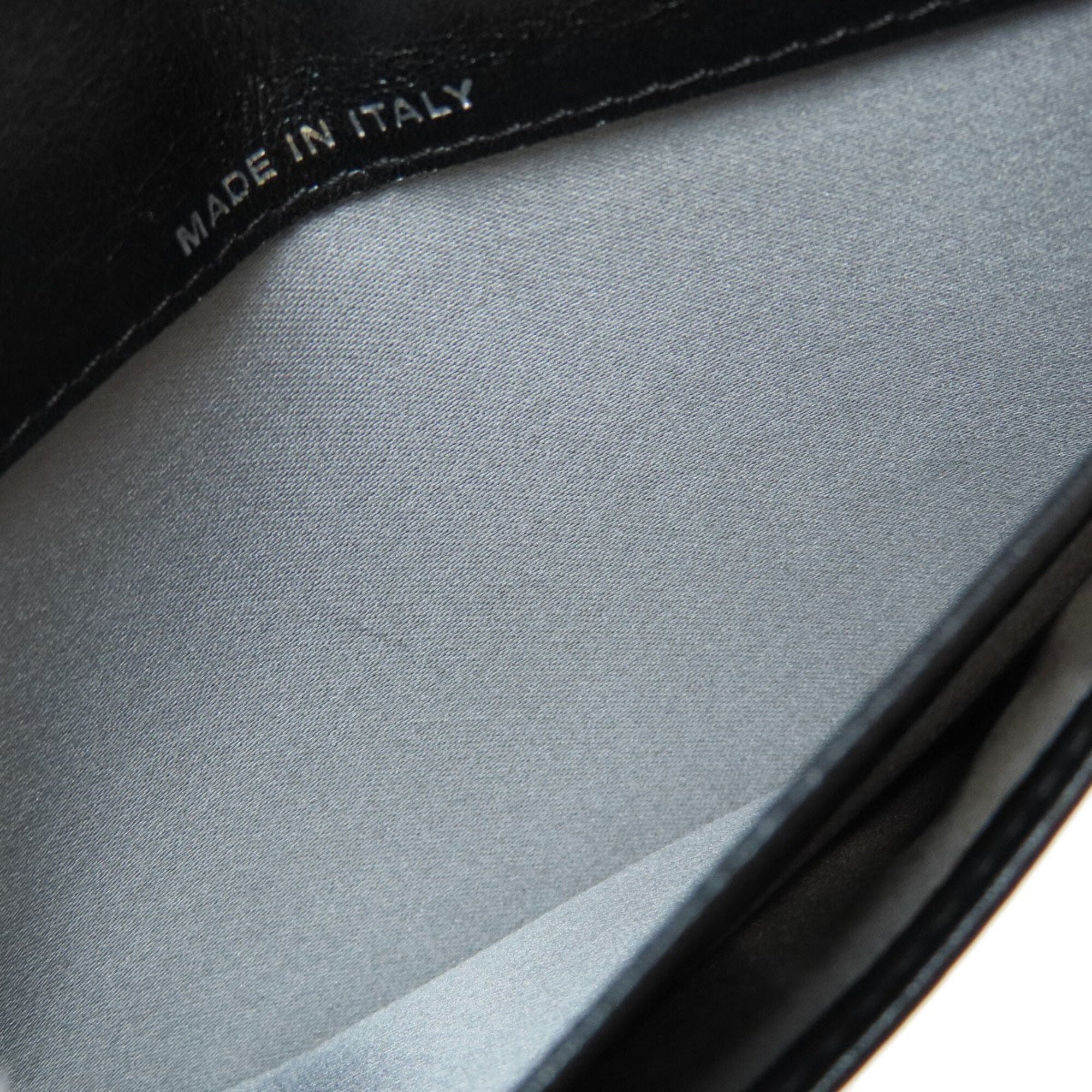 Chanel Black Leather Long Wallet (Bi-Fold) (Pre-Owned)