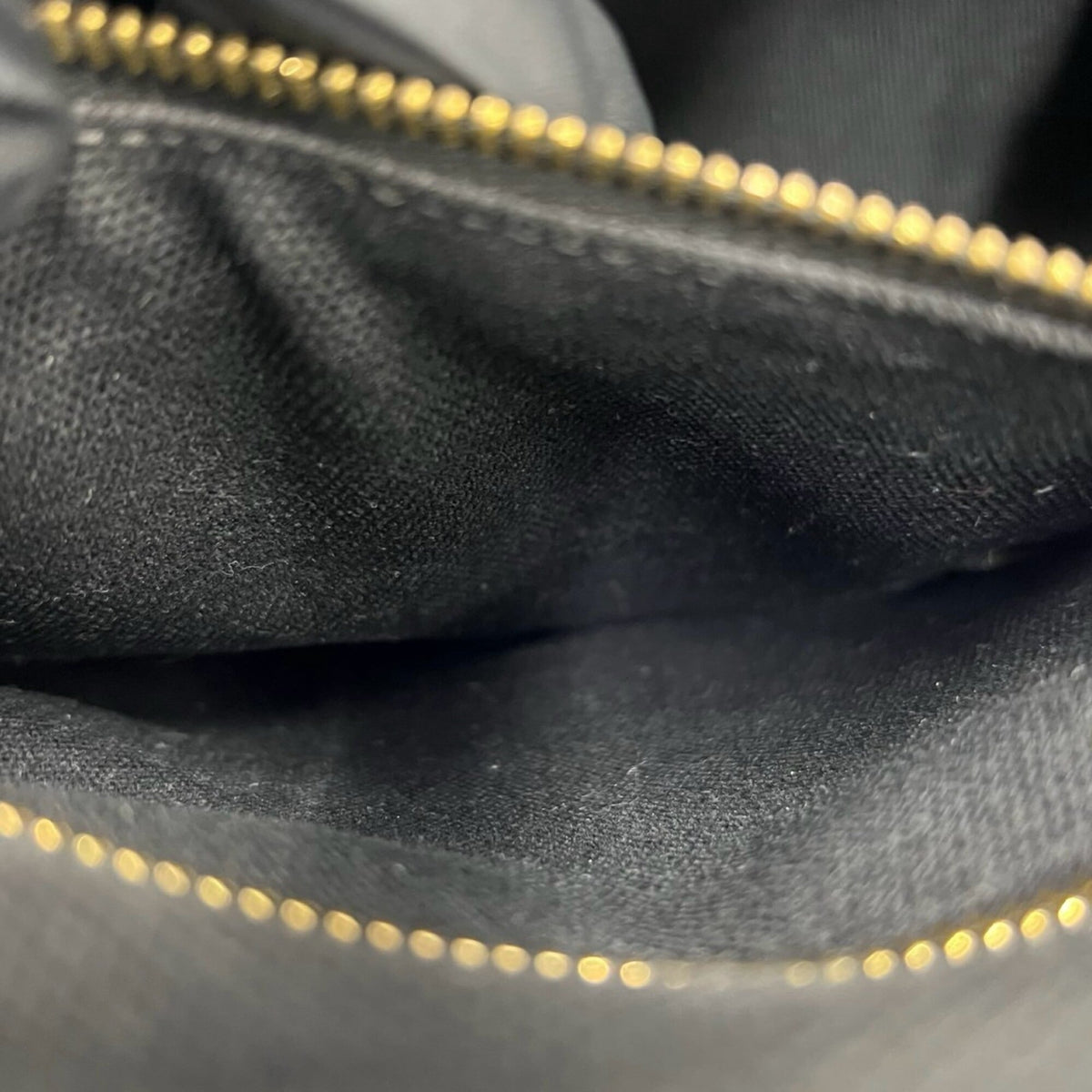 Prada Black Canvas Handbag Shoulder Bag Tote Bag (Pre-Owned)
