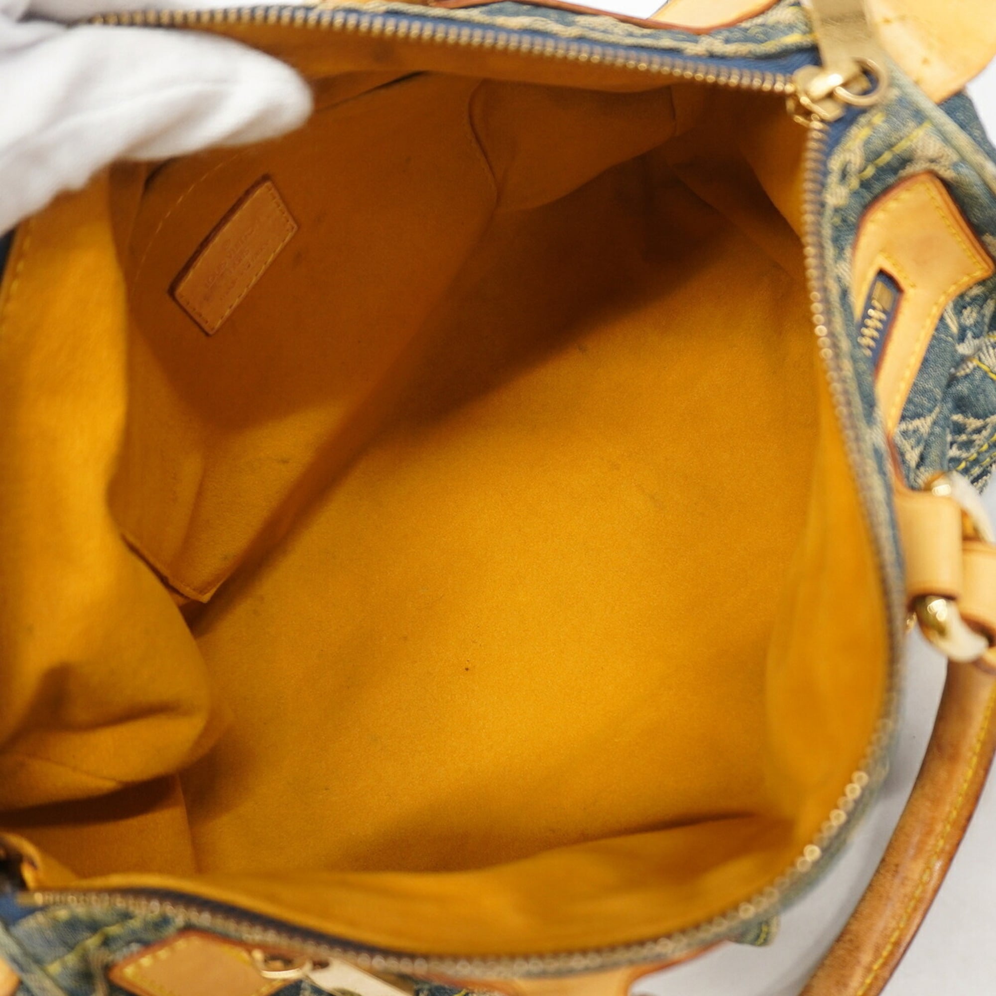 Louis Vuitton Blue Handbag (Pre-Owned)