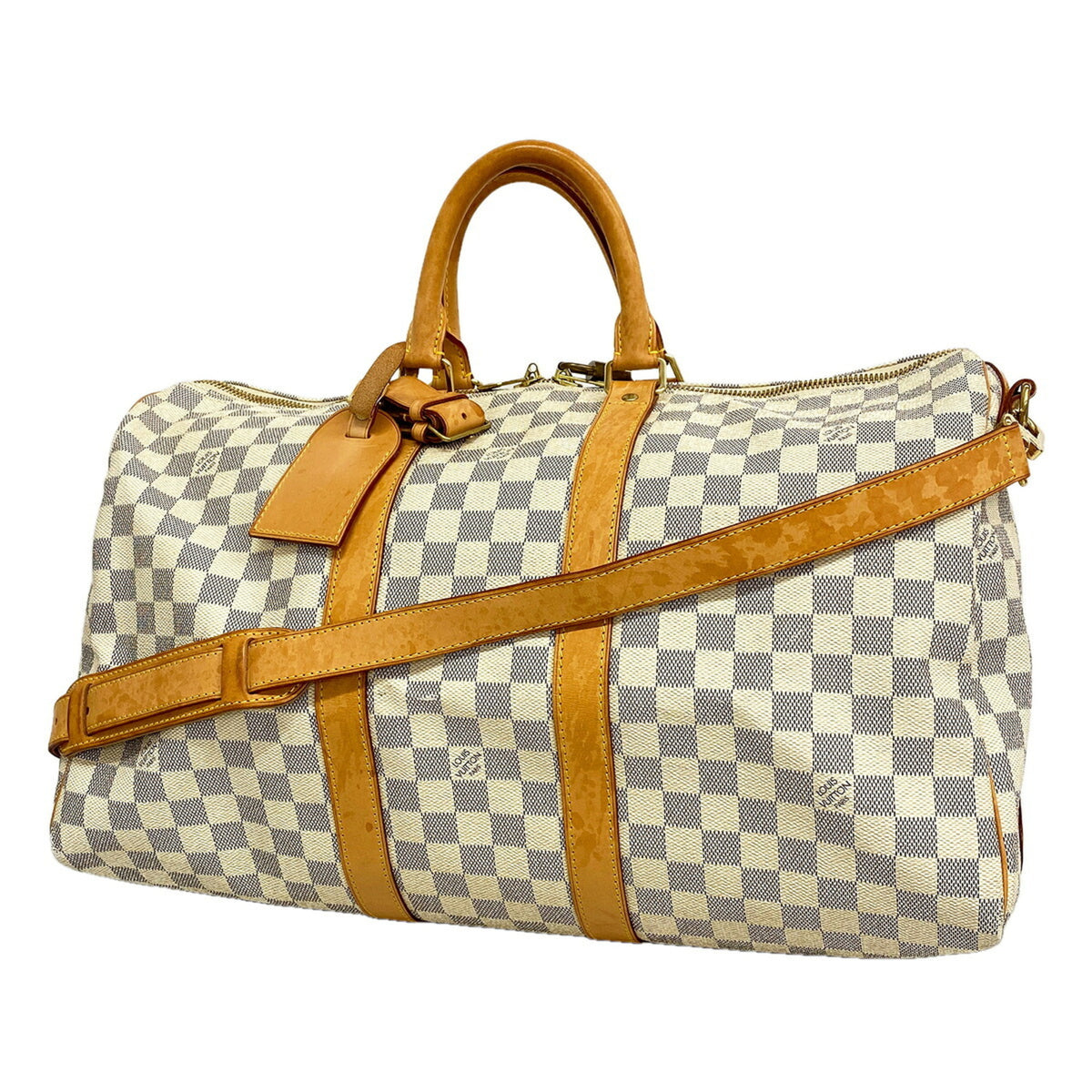 Louis Vuitton White Boston Bag (Pre-Owned)