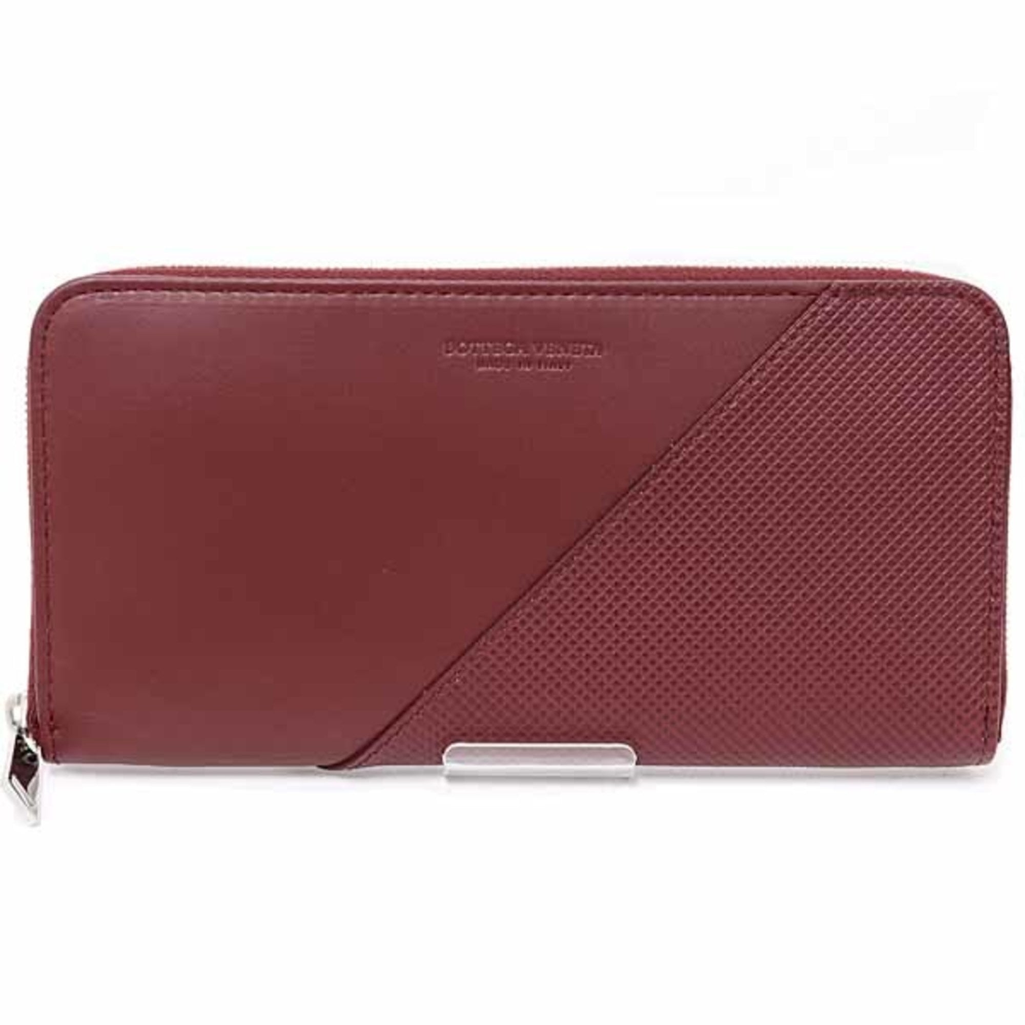 Bottega Veneta Bordeaux Pvc Long Wallet (Bi-Fold) (Pre-Owned)