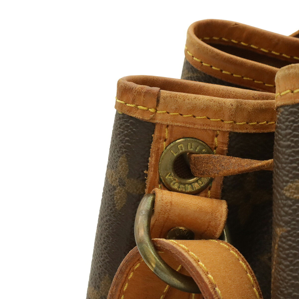 Louis Vuitton Brown Monogram Canvas Shoulder Bag (Pre-Owned)