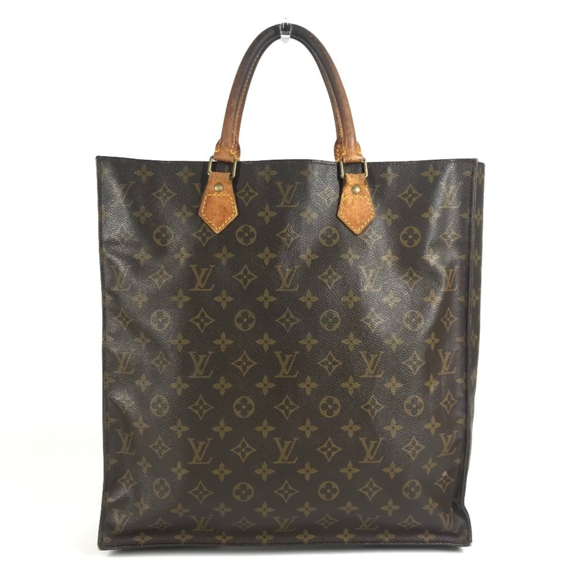 Louis Vuitton Brown Monogram Canvas Handbag Tote Bag (Pre-Owned)