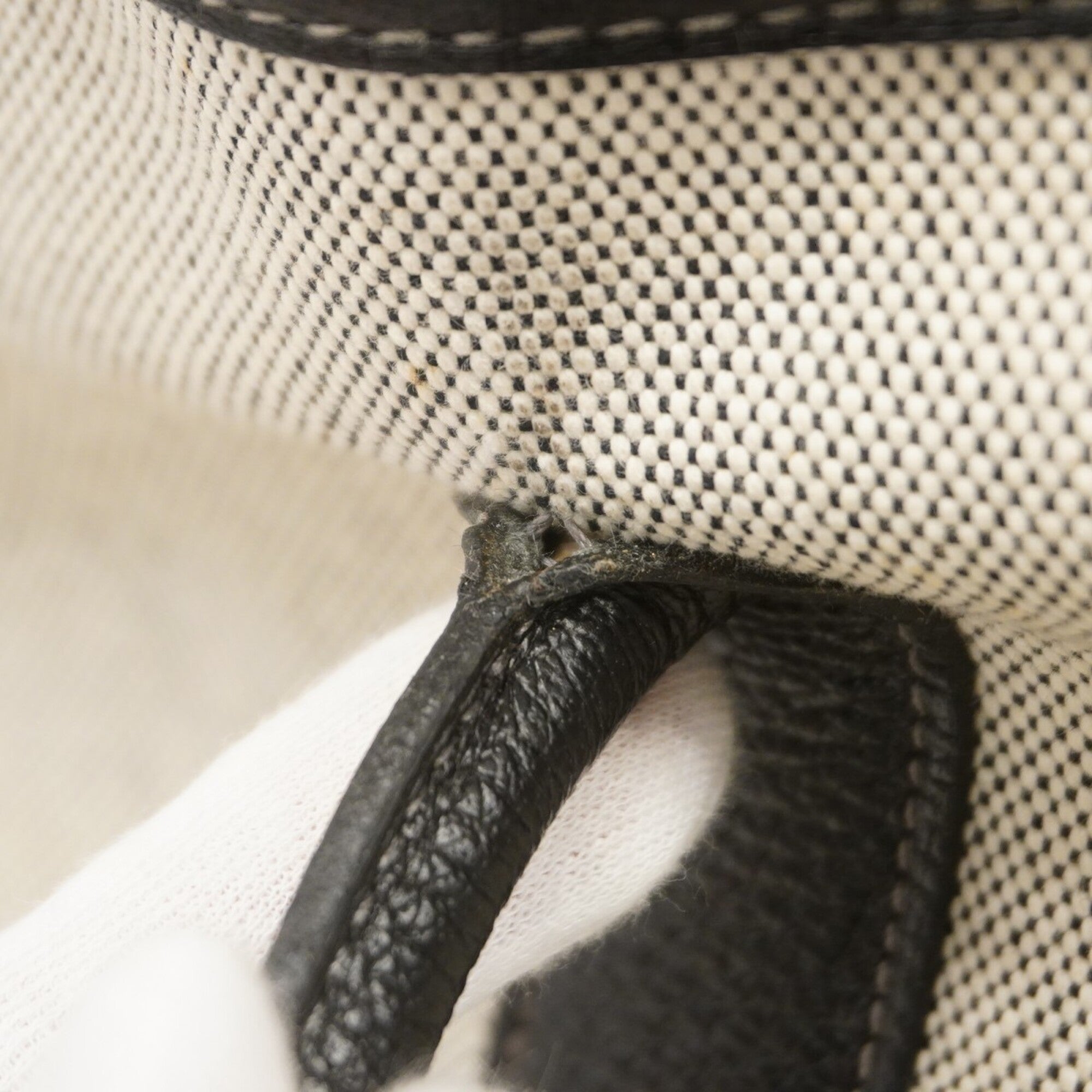 Hermes Black Toile H Tote Bag (Pre-Owned)