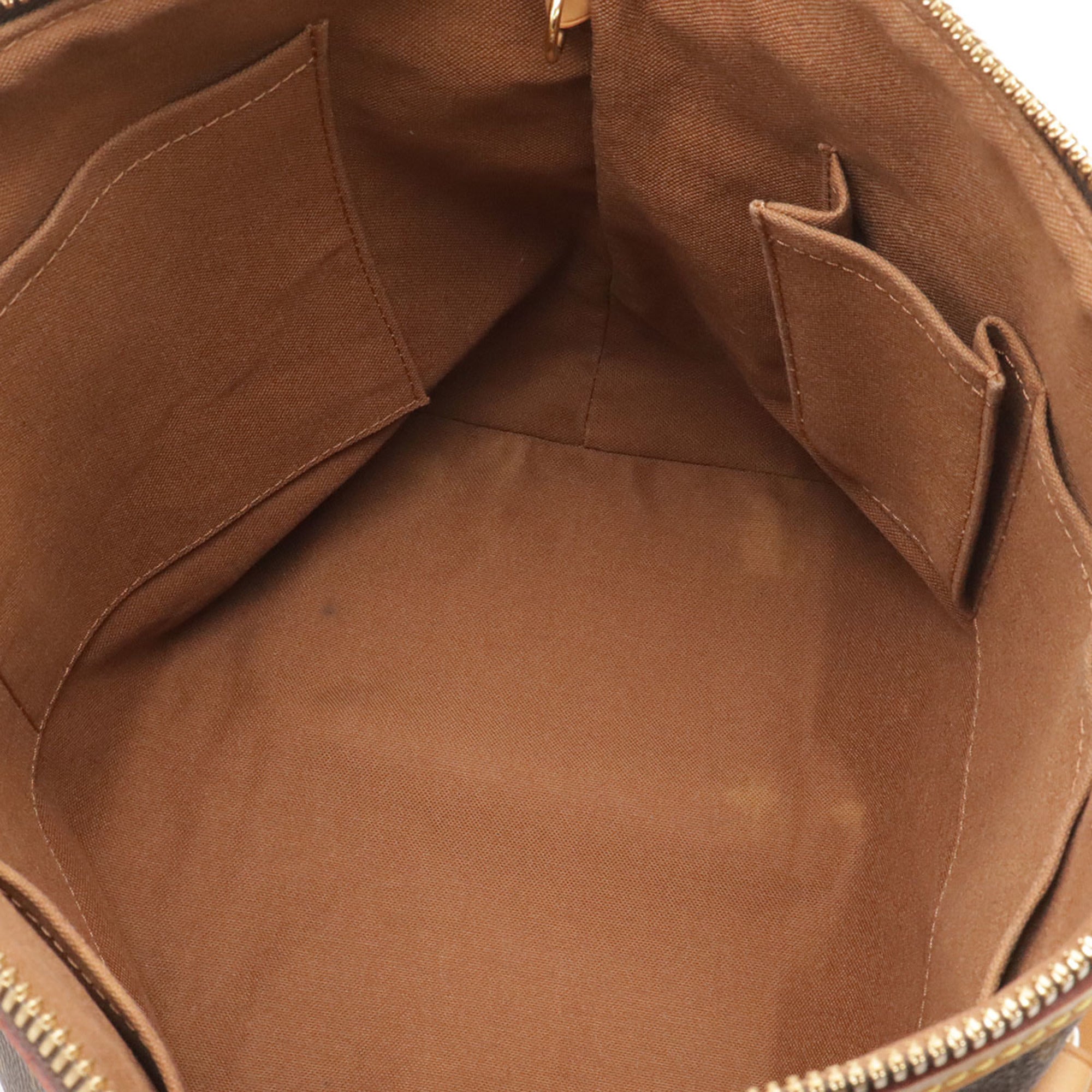 Louis Vuitton Brown Monogram Canvas Pvc Coated Canvas Handbag Shoulder Bag Tote Bag (Pre-Owned)