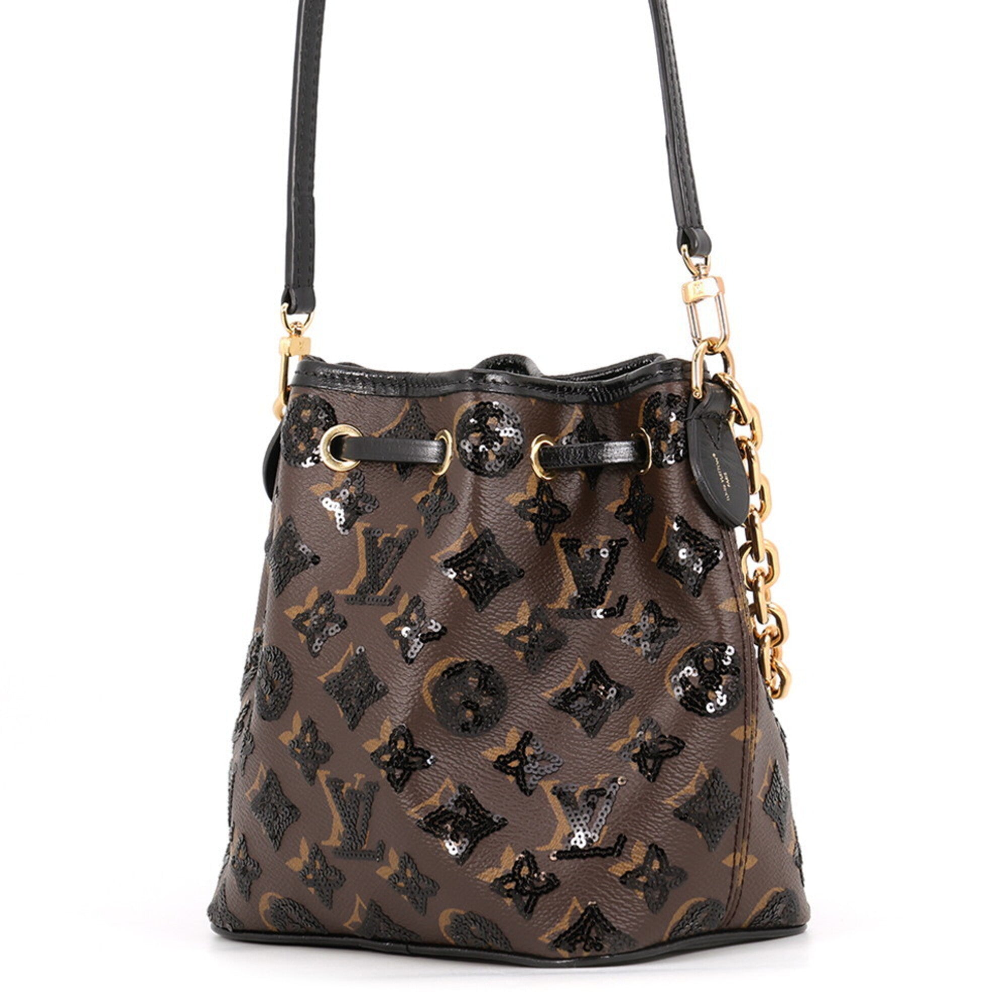 Louis Vuitton Black Brown Monogram Noir Monogram Handbag Shoulder Bag (Pre-Owned)