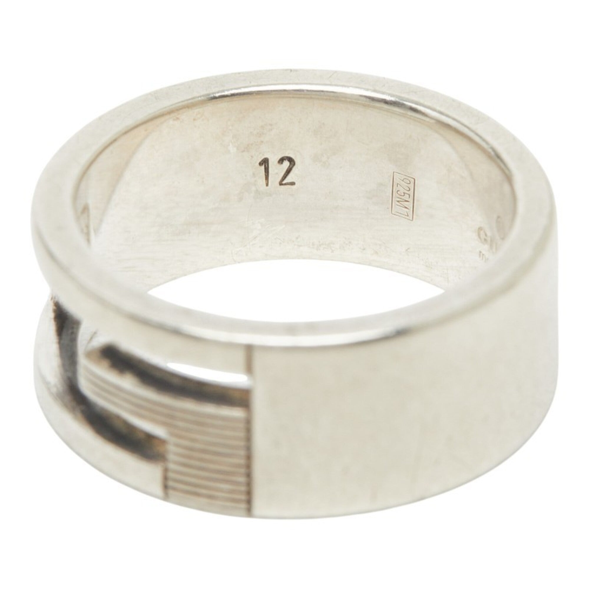 Gucci Silver 925 Band Ring (Pre-Owned)