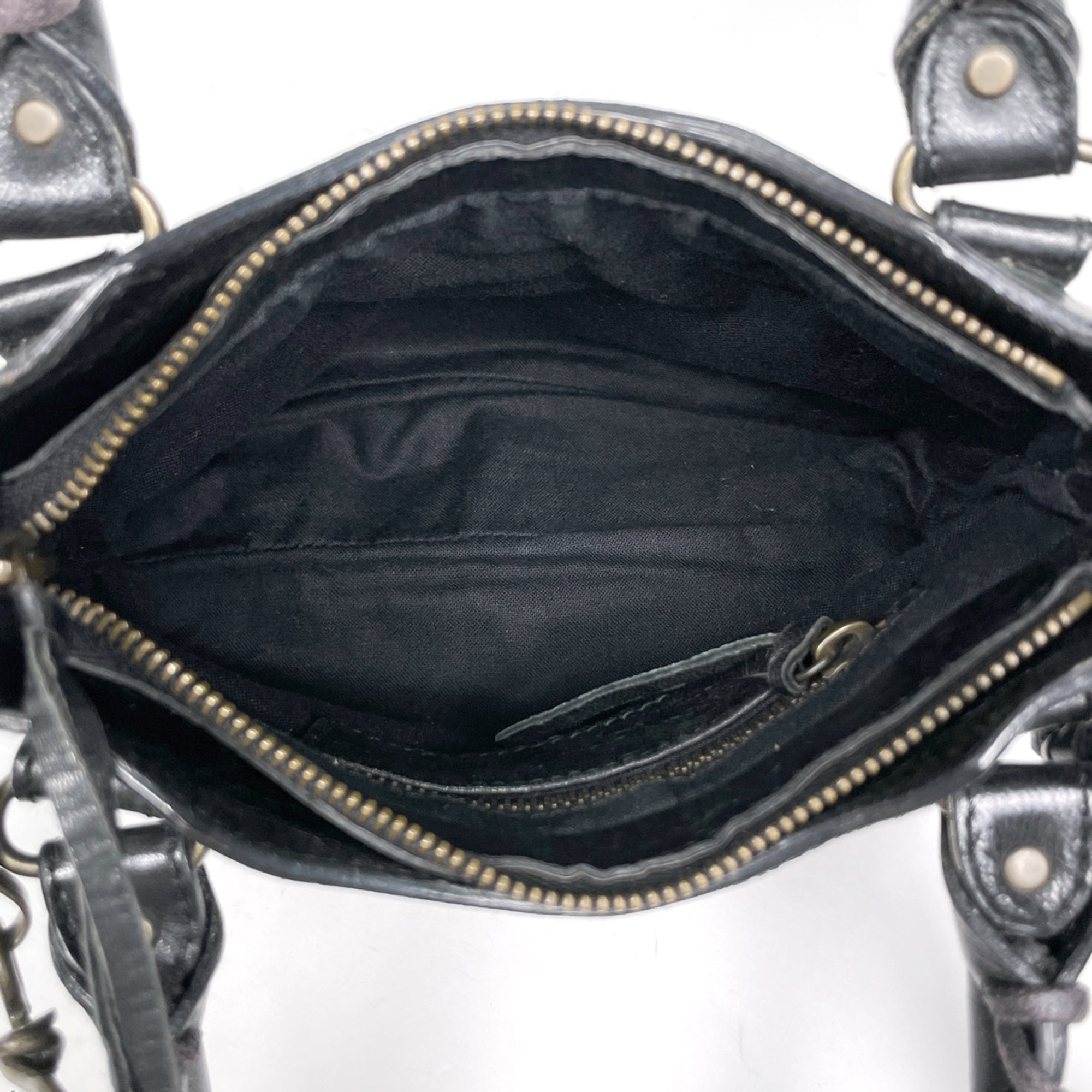 Balenciaga Black Leather Handbag (Pre-Owned)