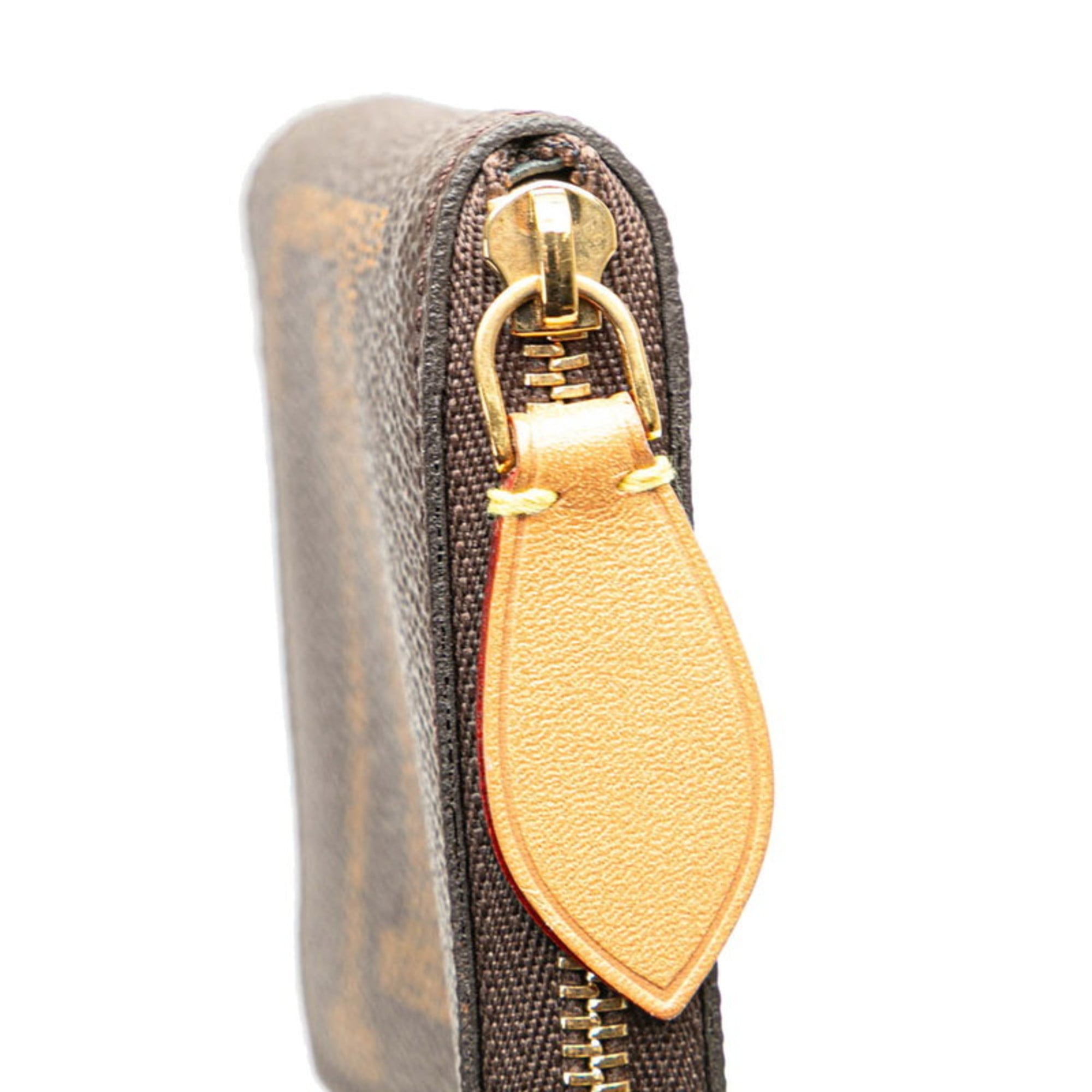 Louis Vuitton Brown Pvc Leather Coin Purse/Coin Case (Pre-Owned)