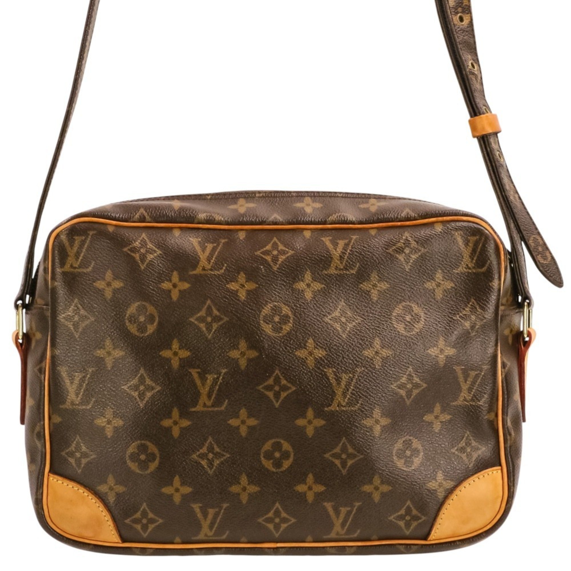 Louis Vuitton Brown Monogram Canvas Shoulder Bag (Pre-Owned)